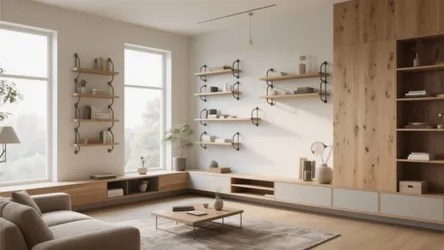 5 Wall Shelf Ideas for Living Rooms