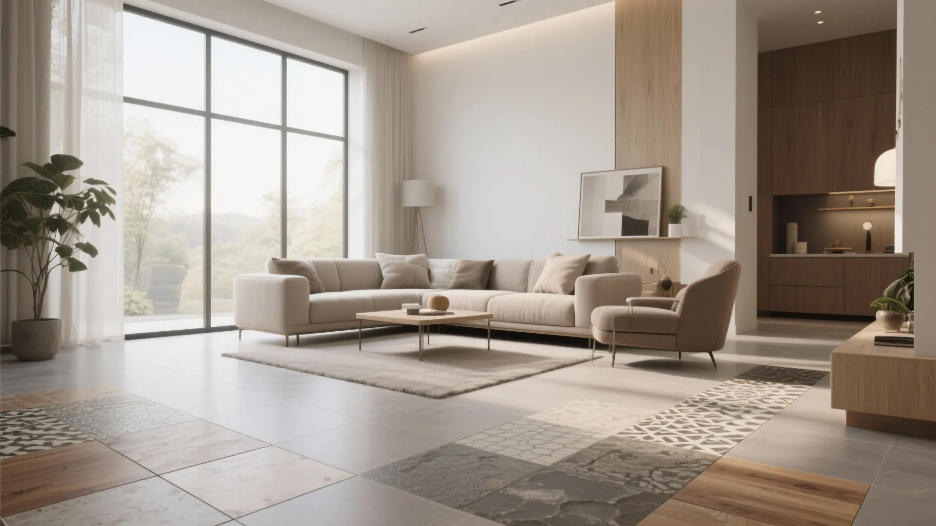 5 Tile Flooring Ideas for Living Rooms: Creative and practical inspirations to transform your living space