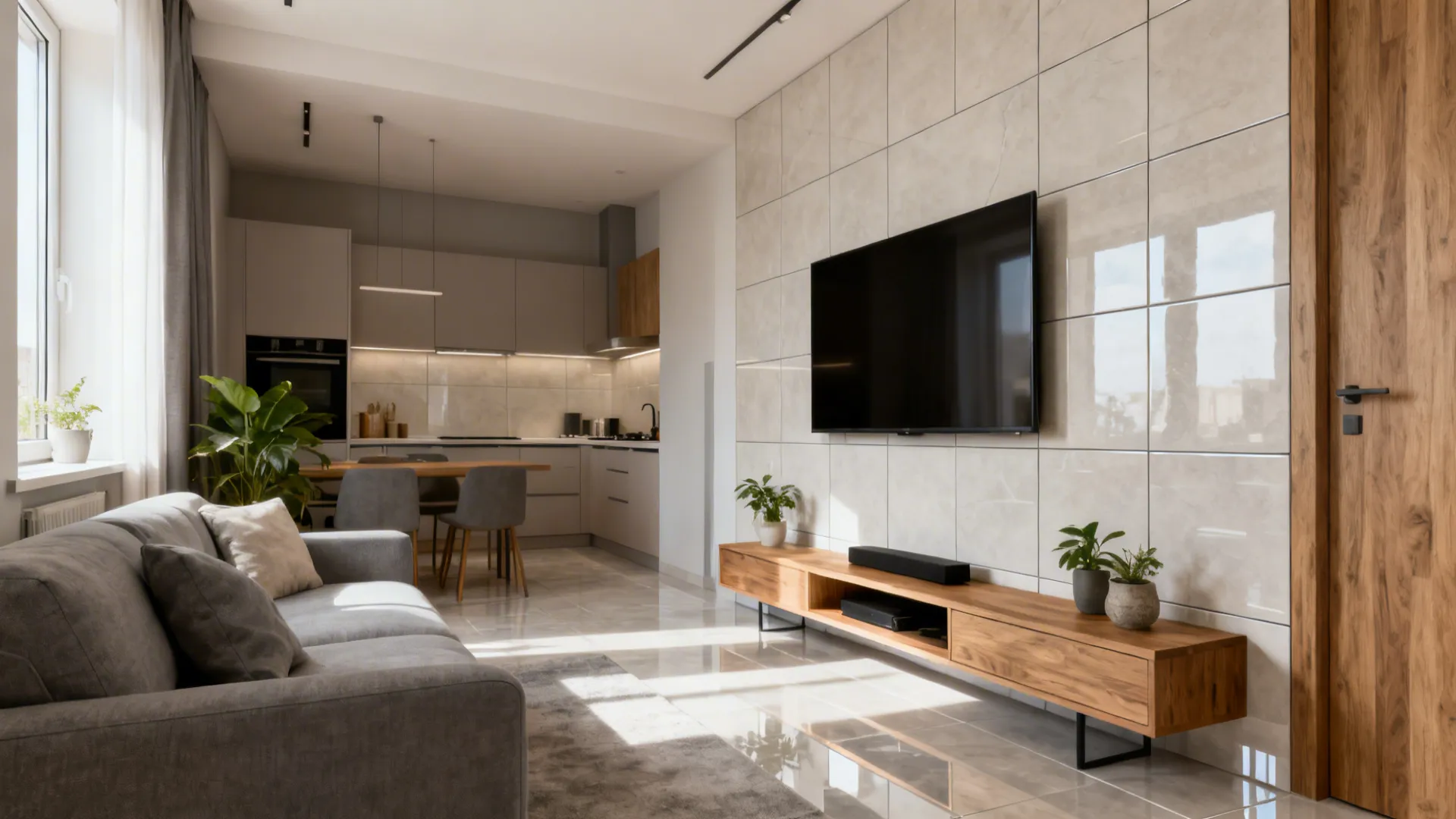Modern Wall Tiles Design for Living Room: 5 Ideas