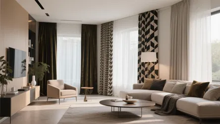 10 Contemporary Living Room Curtain Ideas