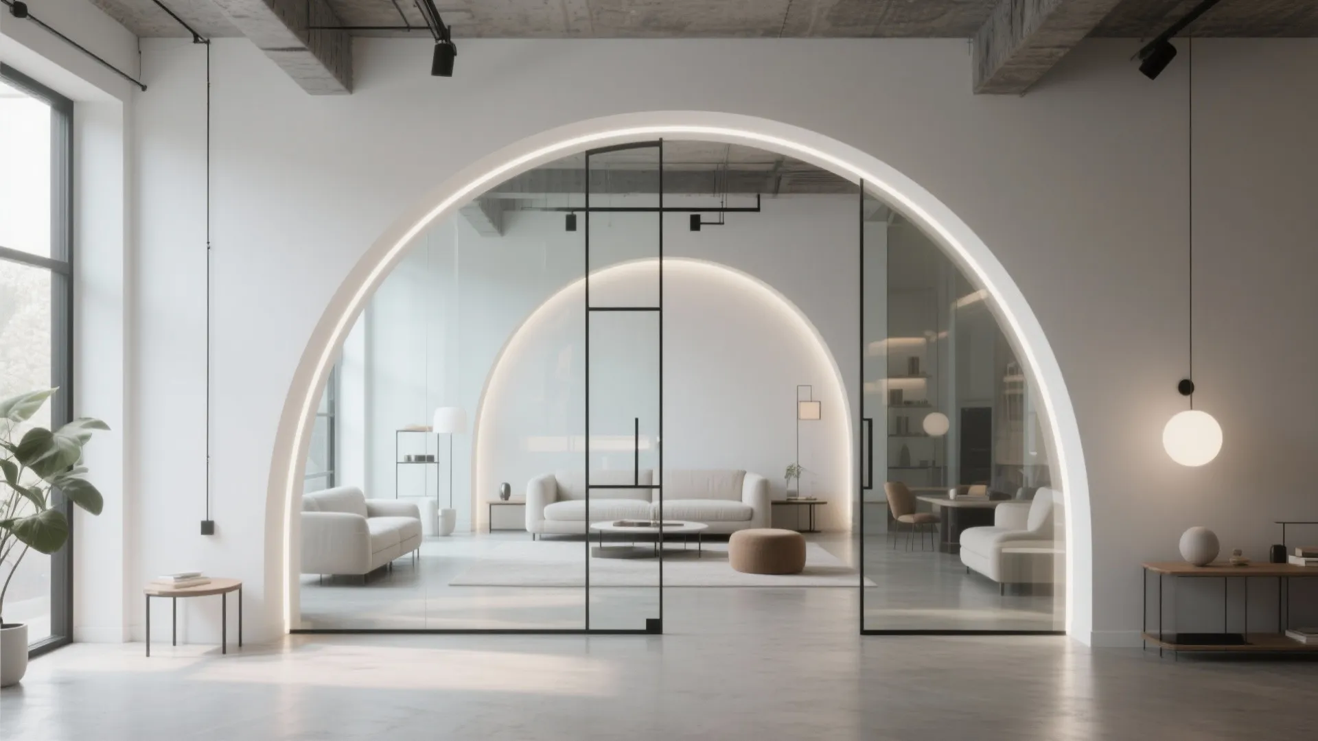 Modern Minimalist Arch Frame