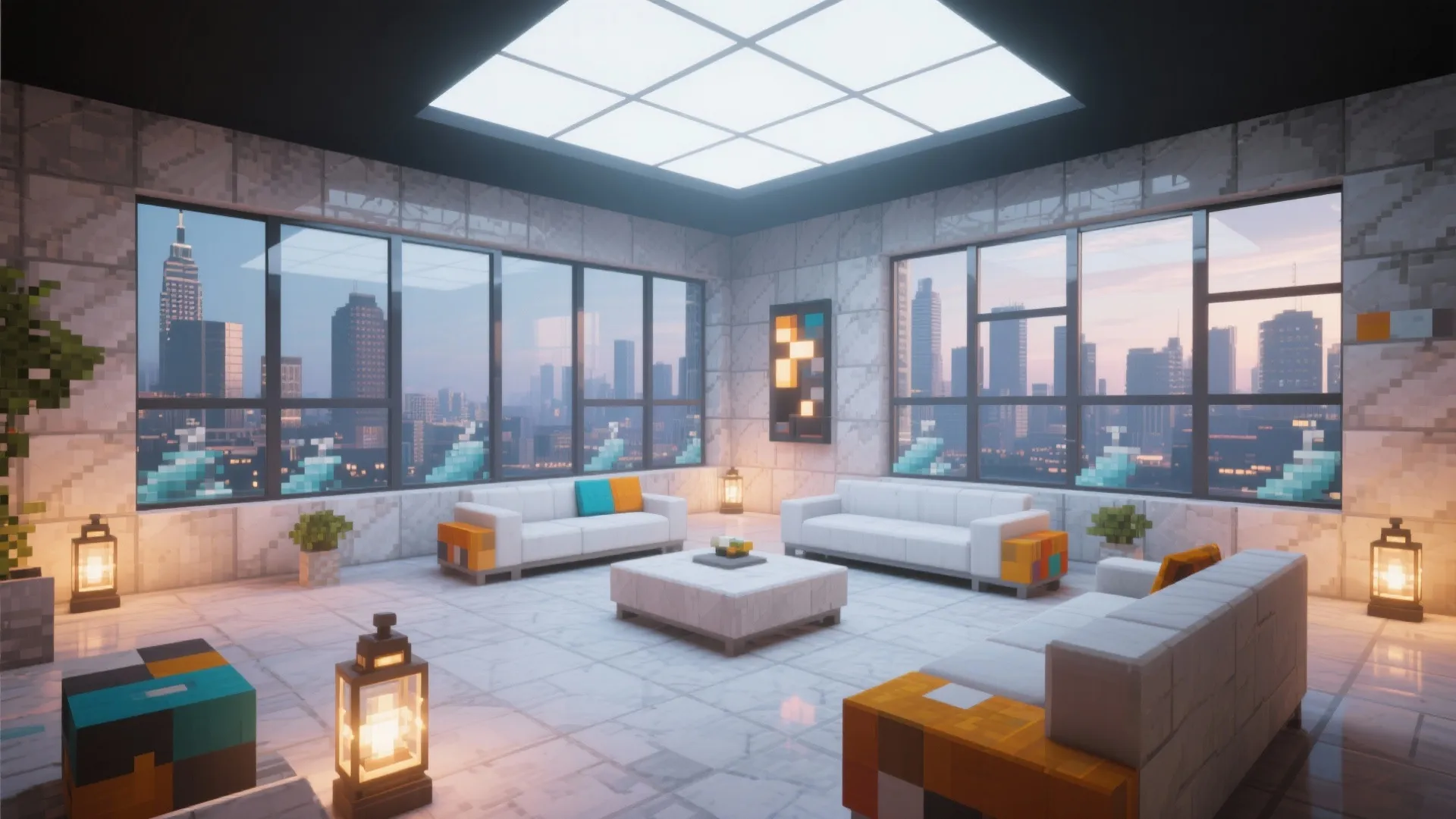 Modern Open-Plan Lounge