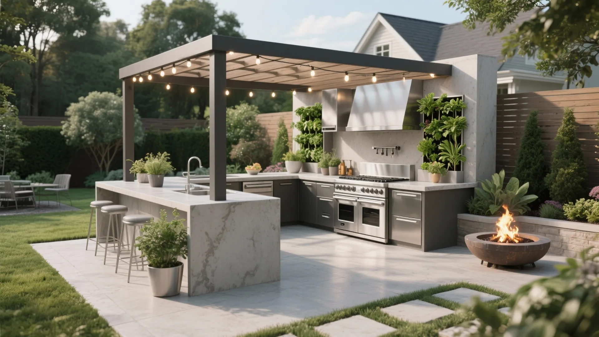 10 Modern Outdoor Kitchen Ideas: Fresh design tips to upgrade your backyard cooking space