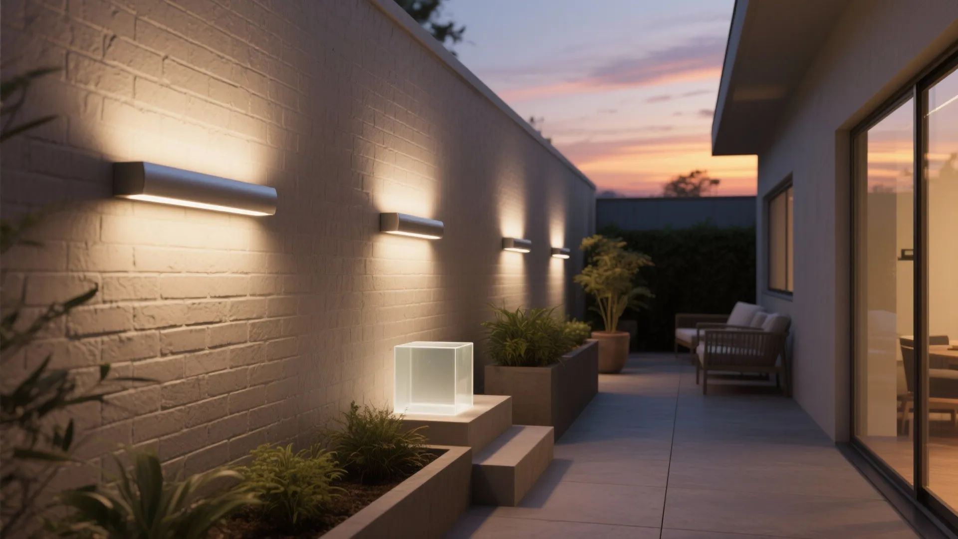 5 Outdoor Modern Wall Lights Ideas: Small outdoor walls can make a big statement — 5 modern lighting ideas from a pro