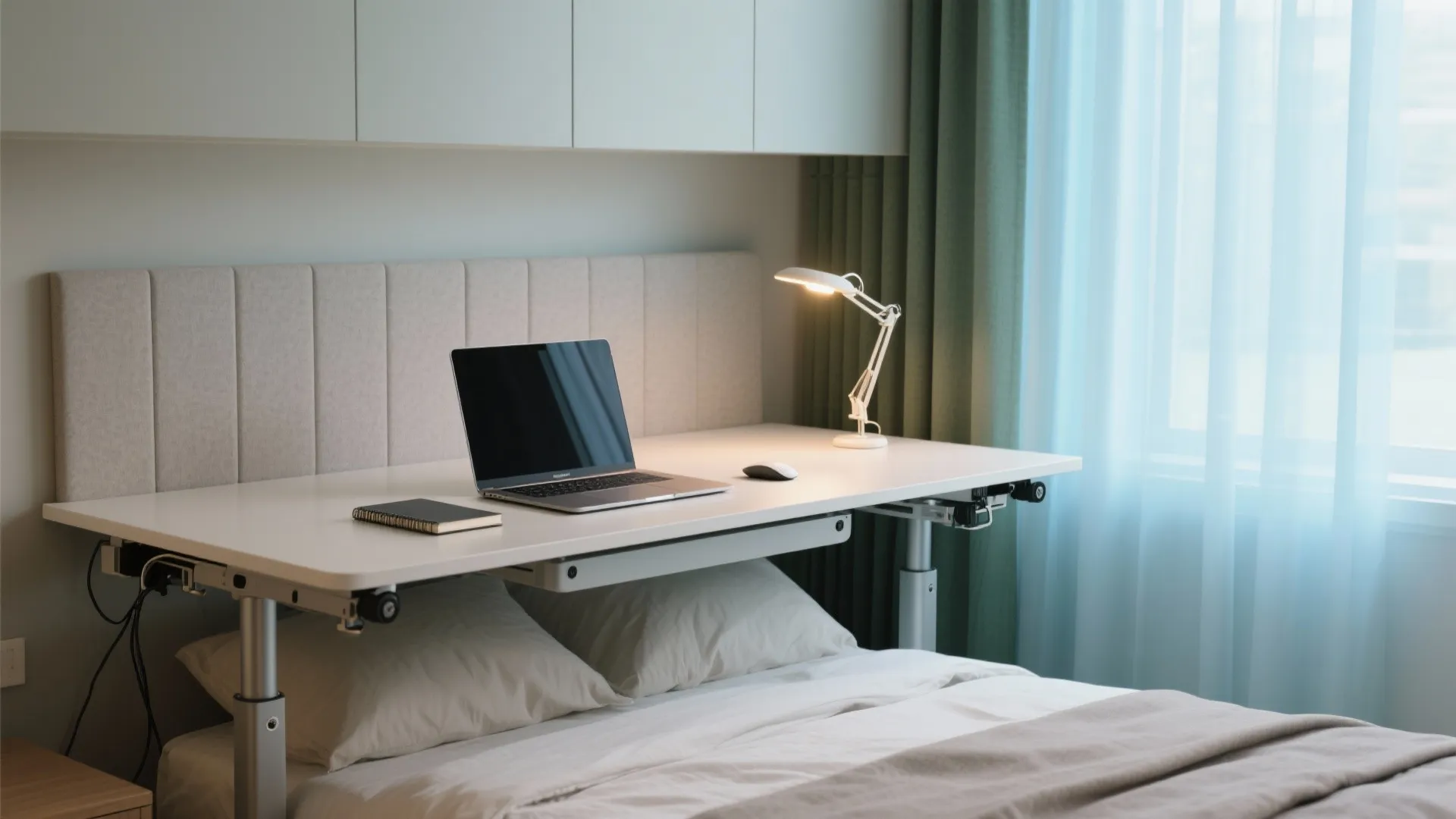 DIY Overbed Table: Transform Your Bed Into a Home Office