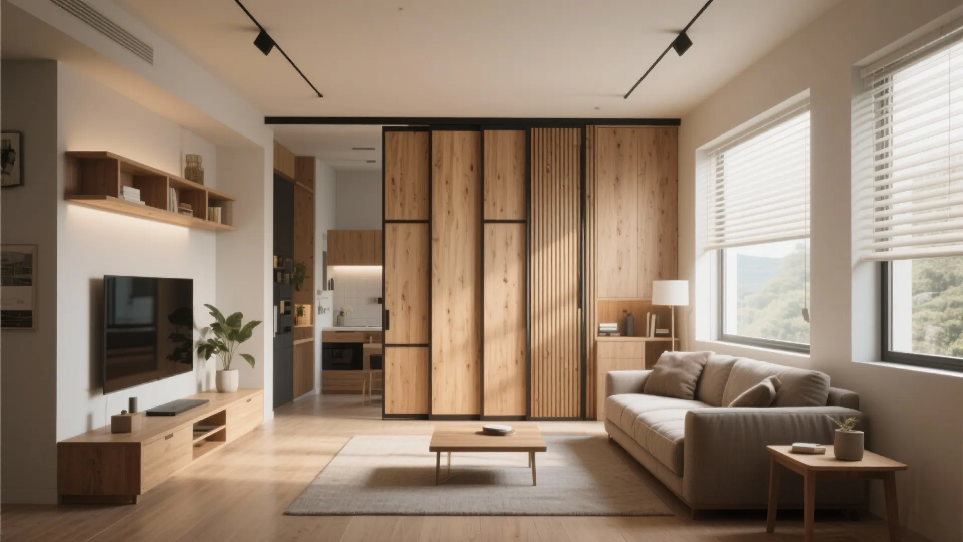 10 Living Room Partitioning Ideas with Horizontal Retractable Designs: Smart, Stylish & Space-Saving Ways to Divide Your Living Area