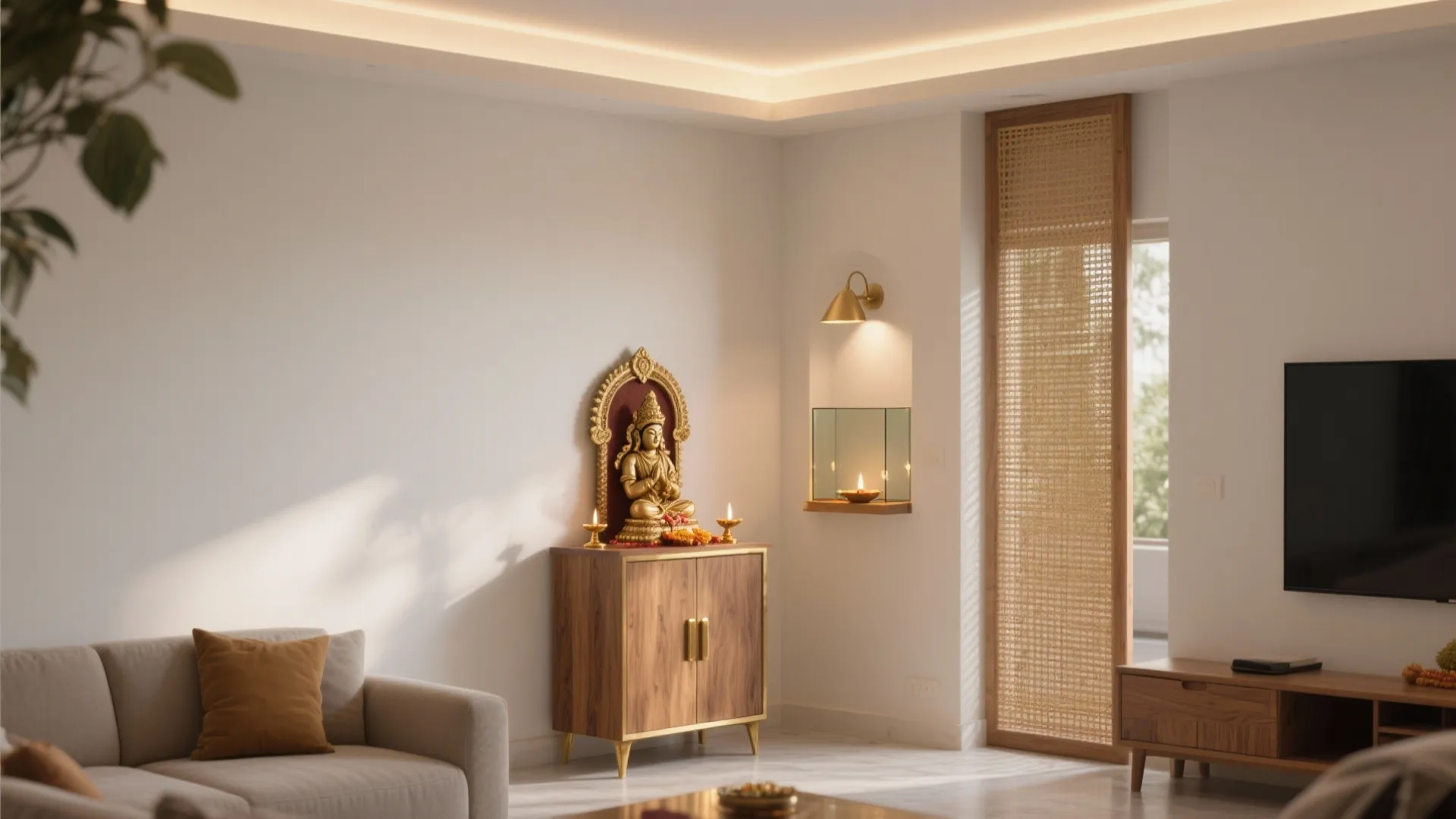 Pooja Room Stand Designs: Smart Solutions for Modern Homes: 1 Minute to Elevate Your Pooja Space with These Stand Design Ideas