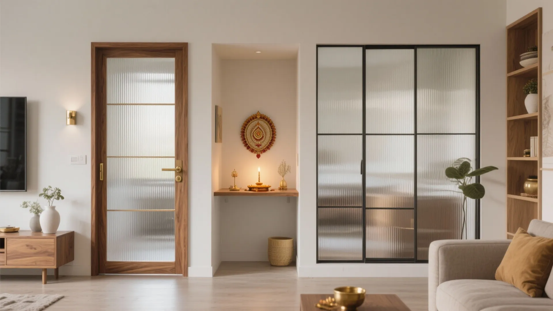 5 Contemporary Pooja Room Door Designs That Elevate Small Homes: My tried-and-tested ideas to make a contemporary pooja room door serene, space-smart, and Vastu-conscious—without losing style
