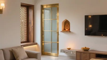 5 Latest Pooja Room Door Designs That Elevate Small Homes