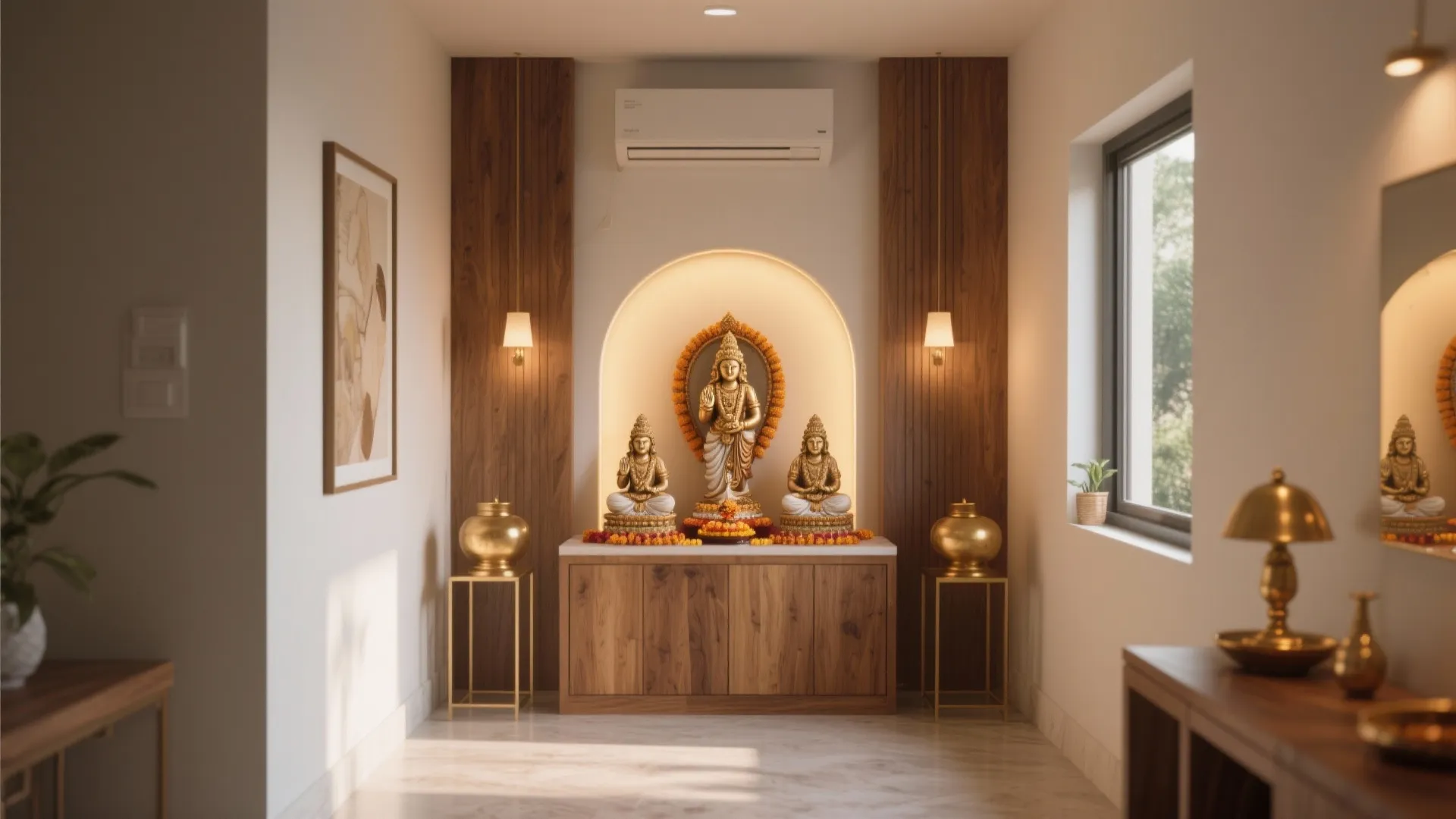5 Pooja Room Lighting Ideas: Creative and serene lighting inspirations for your sacred space