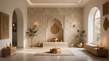 5 Pooja Room Wall Tile Ideas