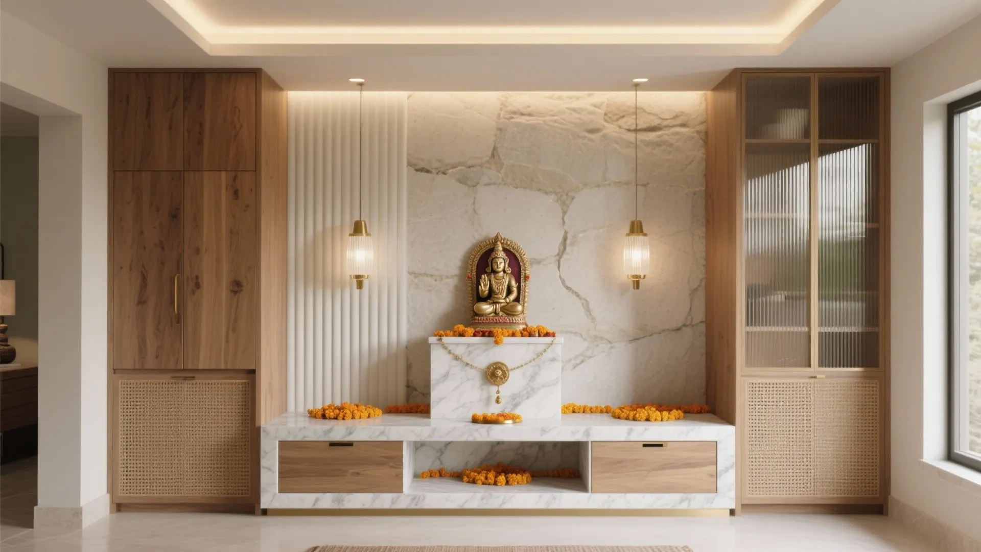 Modern Puja Room Design: Smart Ideas for Every Home: Fast-Track Guide to Creating a Beautiful Modern Puja Room in Minutes