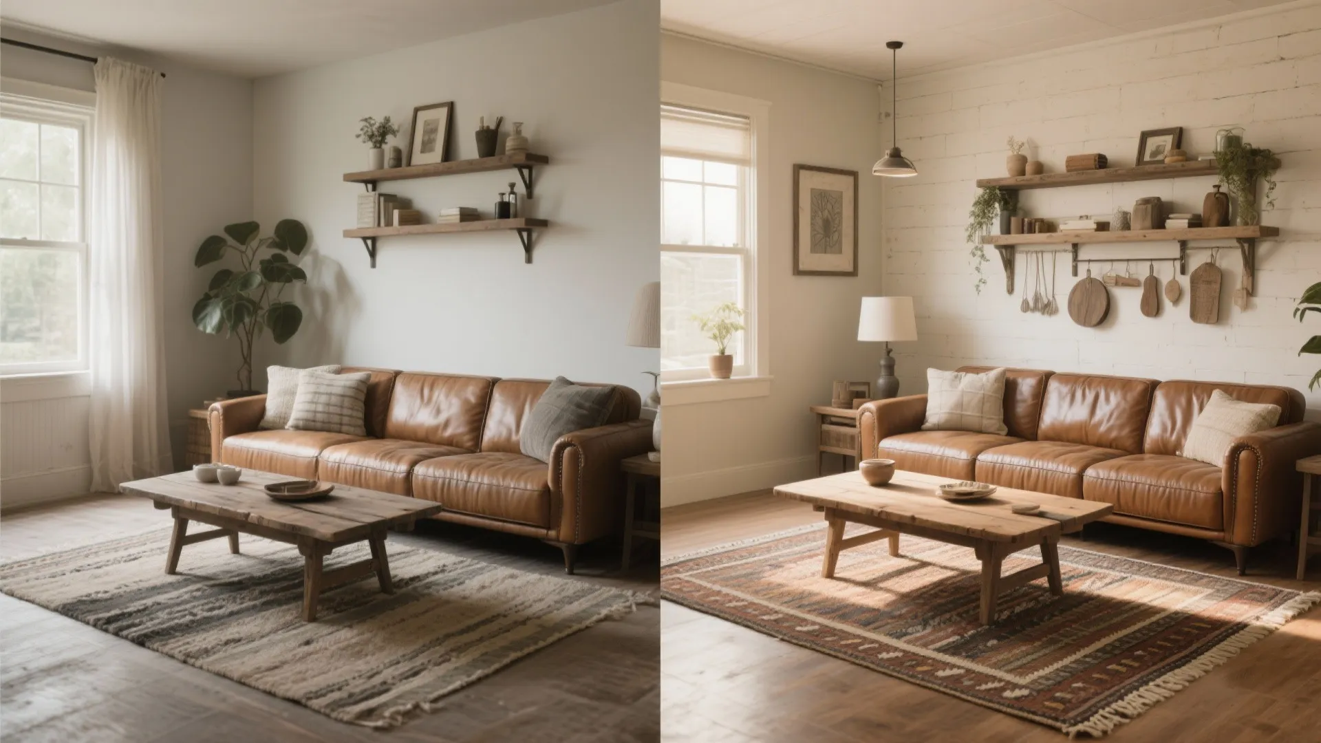 10. Mix of Modern and Rustic Accents