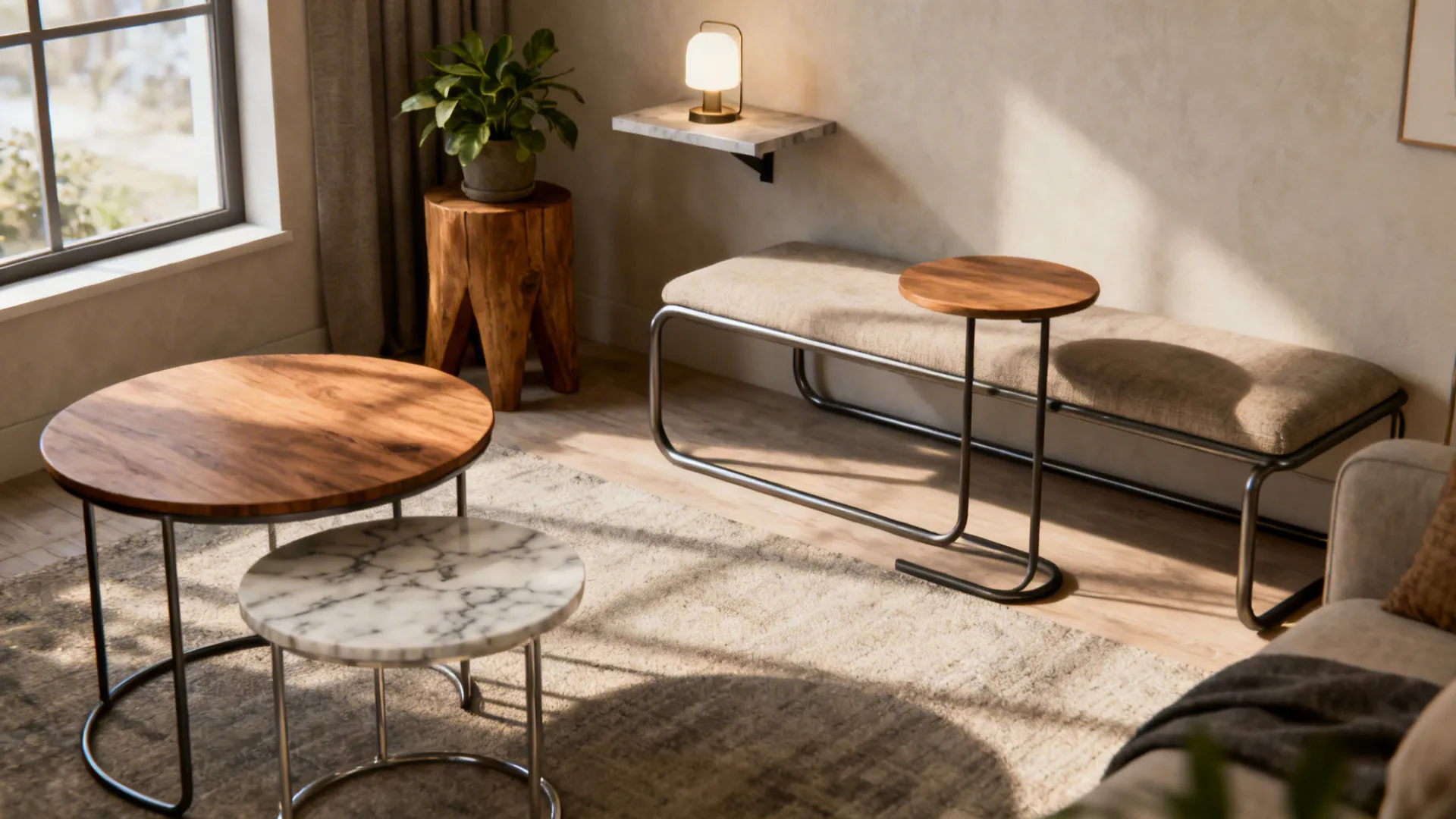 5 Modern Side Table Ideas for Small Living Rooms