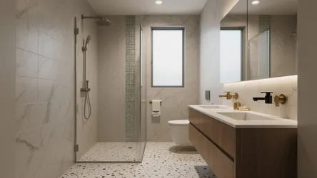 5 Modern Small Bathroom Tiles Design Ideas