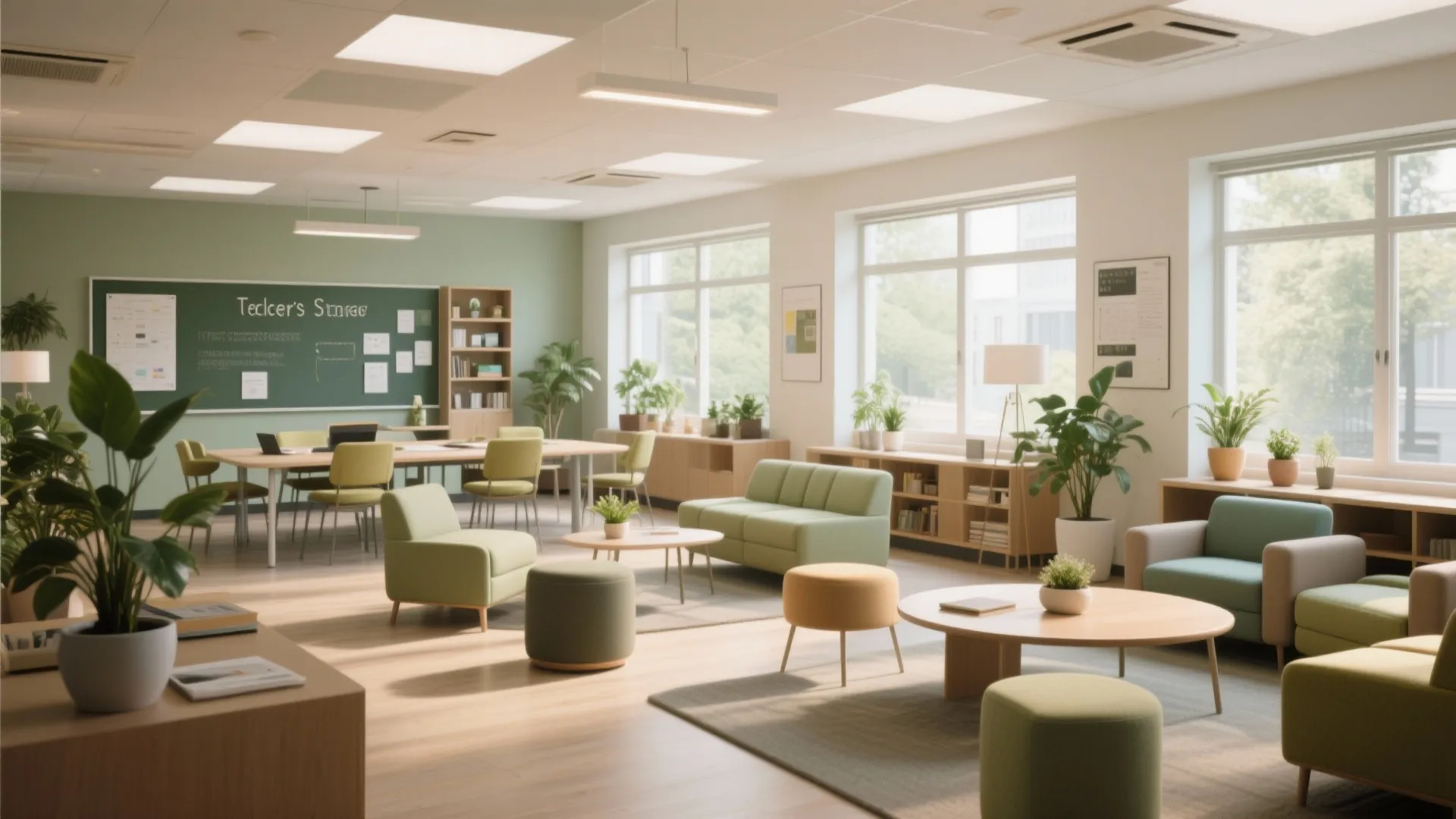 Teachers Staff Room Design: Creative Ideas for Modern Spaces: Fast-Track Guide to Revamping Staff Rooms for Maximum Comfort