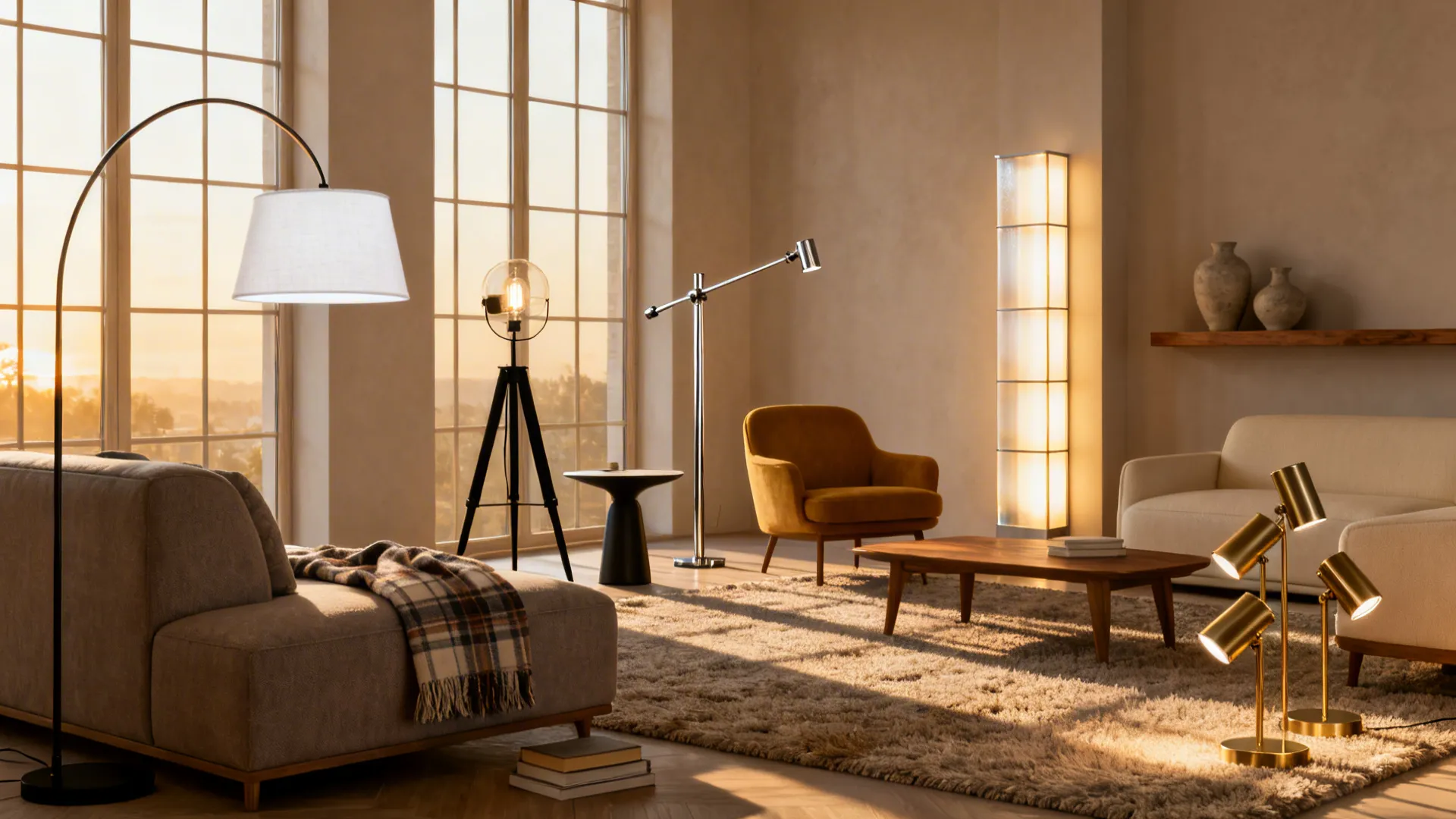 5 Modern Standing Lamp Ideas for Living Rooms