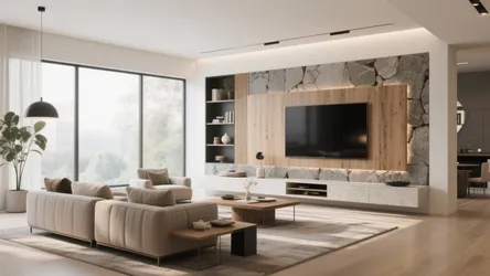 10 Feature Wall Ideas for Living Room with TV