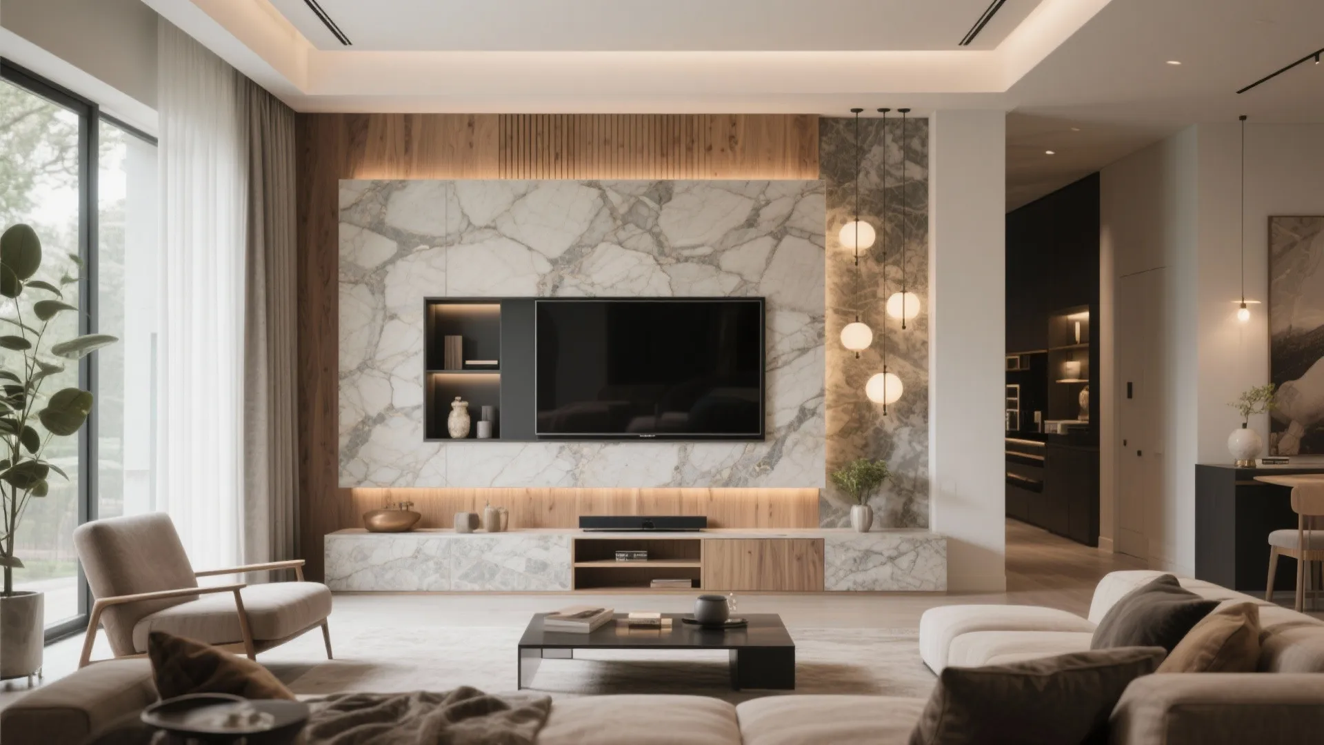 10 Feature Wall Ideas for Living Room with TV: Creative and Stylish Ways to Transform Your Living Room with a TV Feature Wall