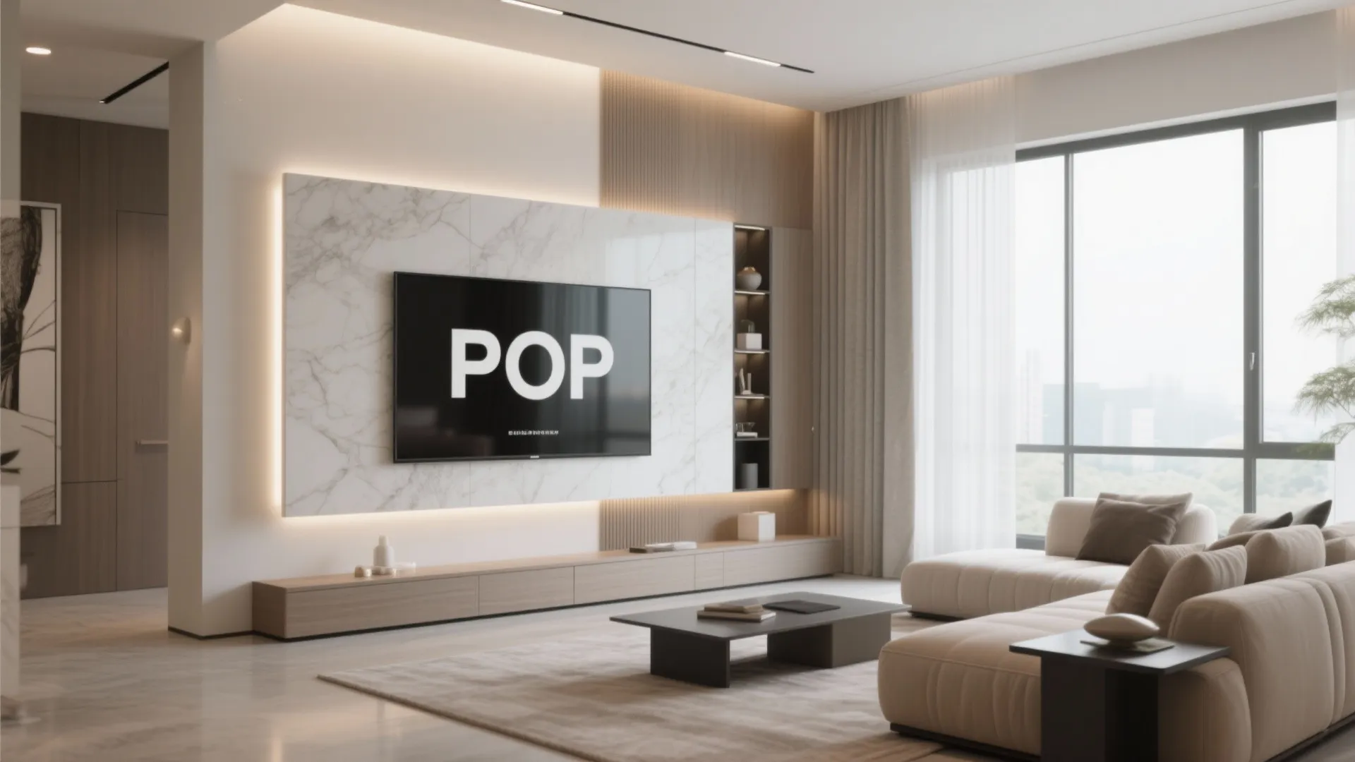 5 Smart TV Wall Pop Design Ideas: Creative and Functional TV Wall POP Designs for Modern Homes