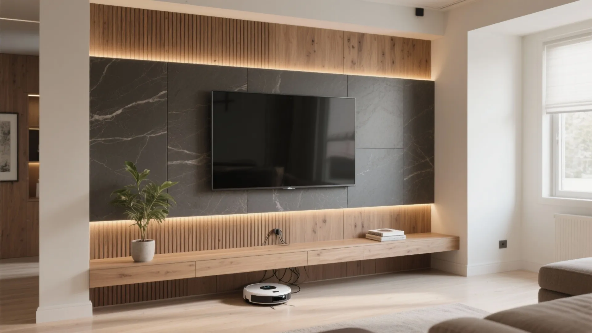 Main Hall Modern TV Unit Design: 5 Ideas That Work: Smart, stylish, and space-savvy TV wall ideas for a modern main hall