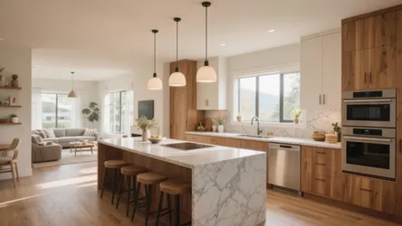 10 Inspiring U-Shaped Kitchen Island Ideas