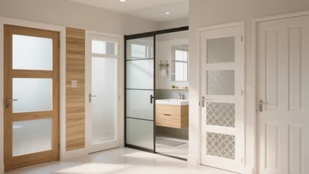 5 UPVC Bathroom Door Designs