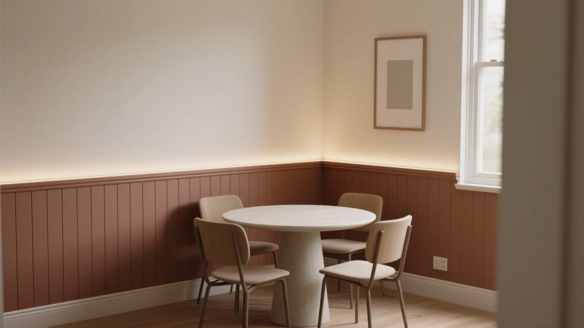 Modern Wainscoting For Compact Rooms