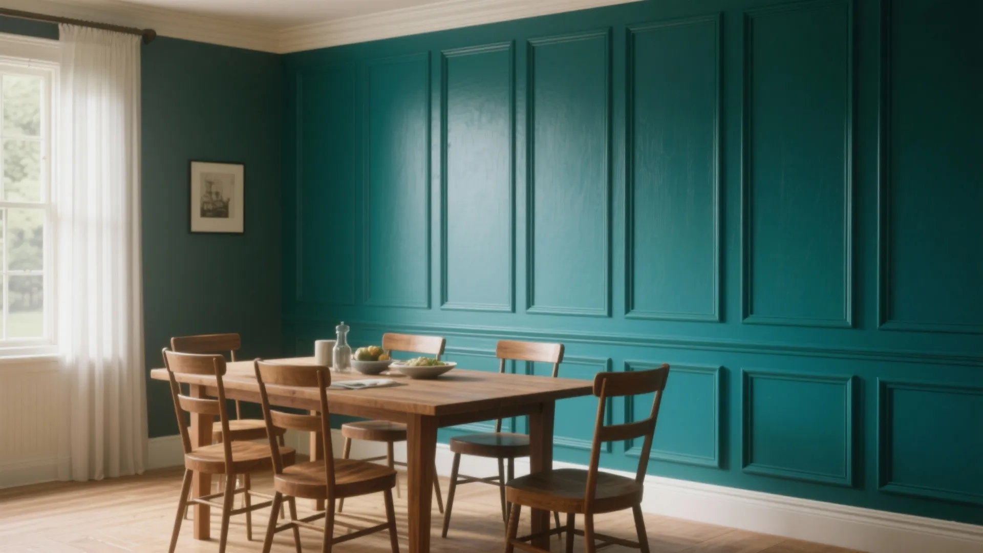 1. Classic Wainscoting with a Modern Twist