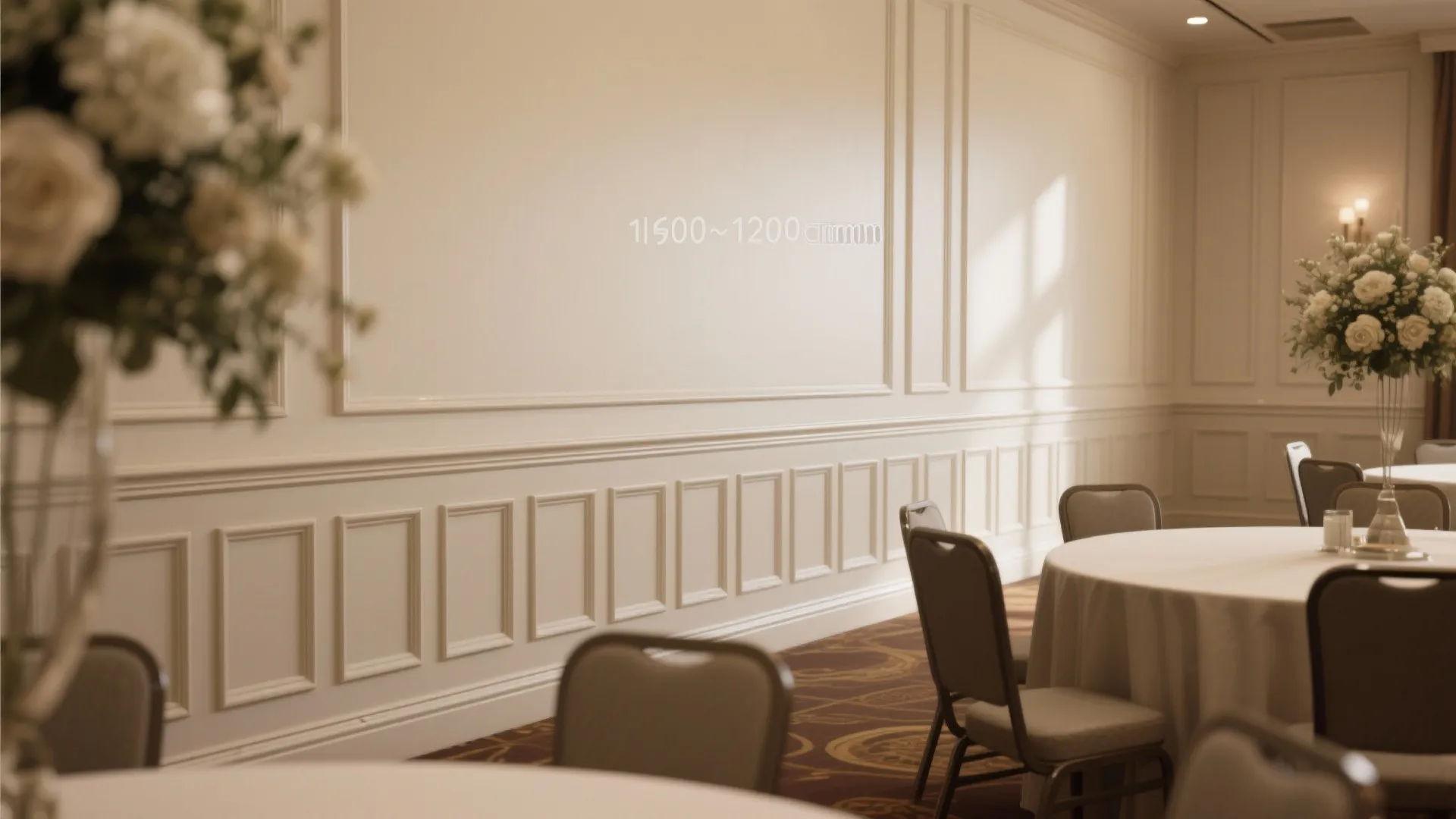 Classic wainscoting with modern proportions