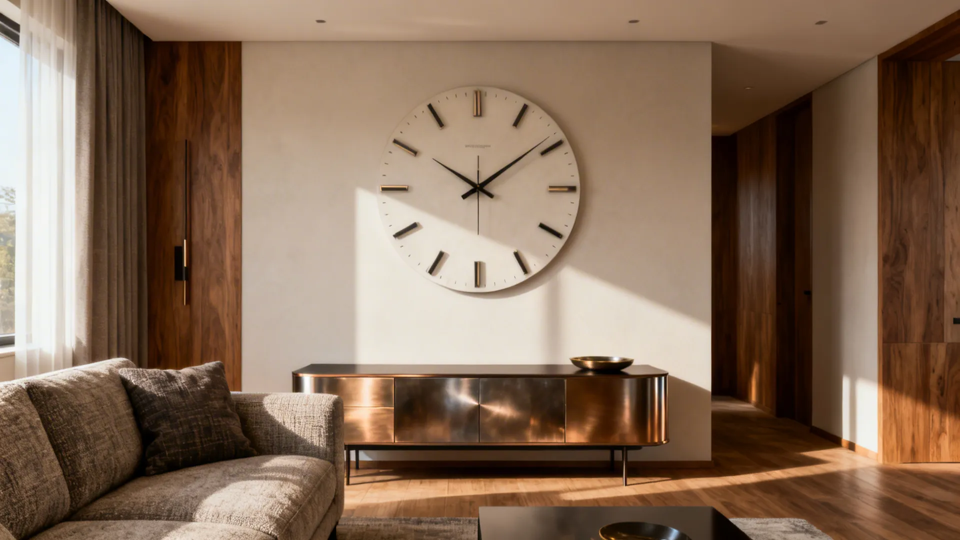 5 Modern Wall Clock Ideas for Living Rooms