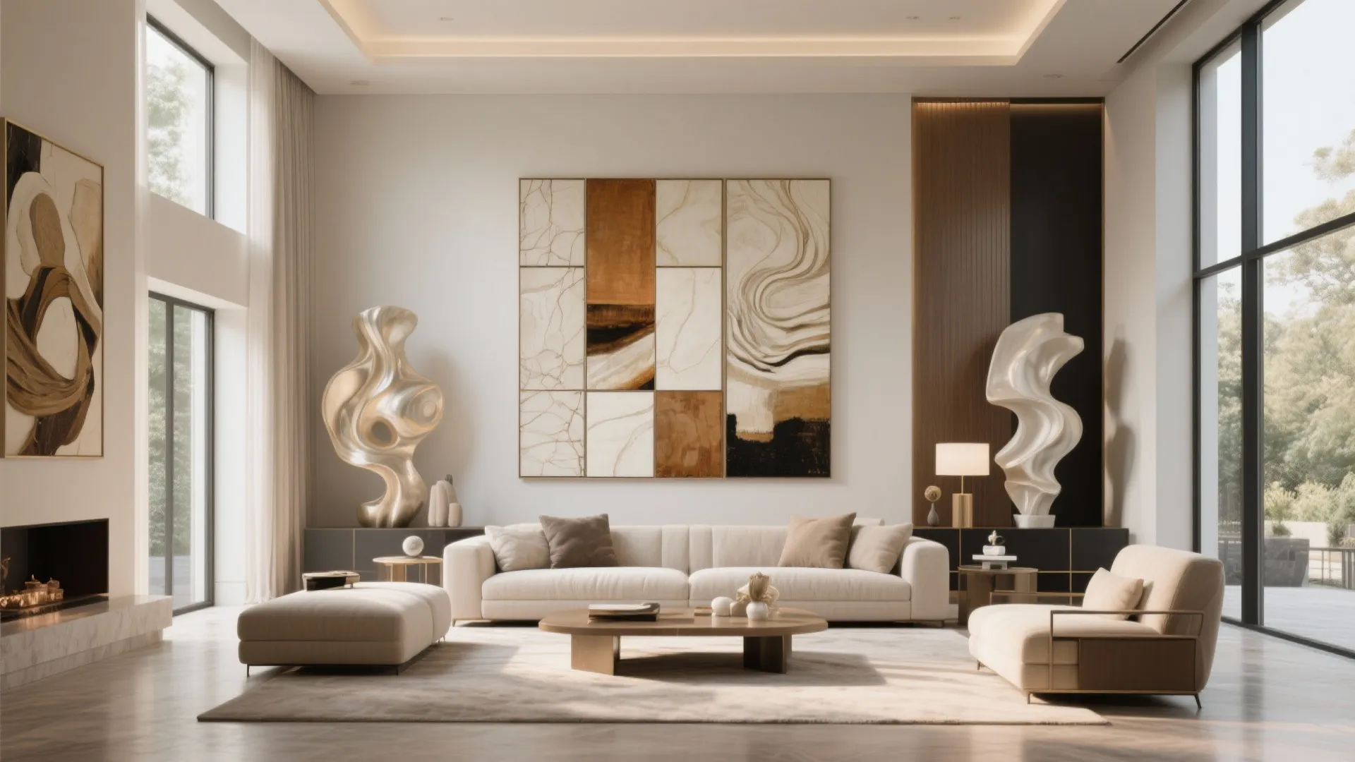 10 Modern Large Wall Decor Ideas for Living Room