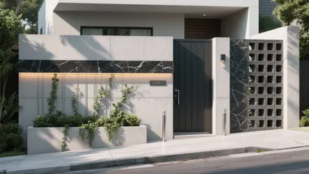 Latest Compound Wall Design Photos: 5 Ideas