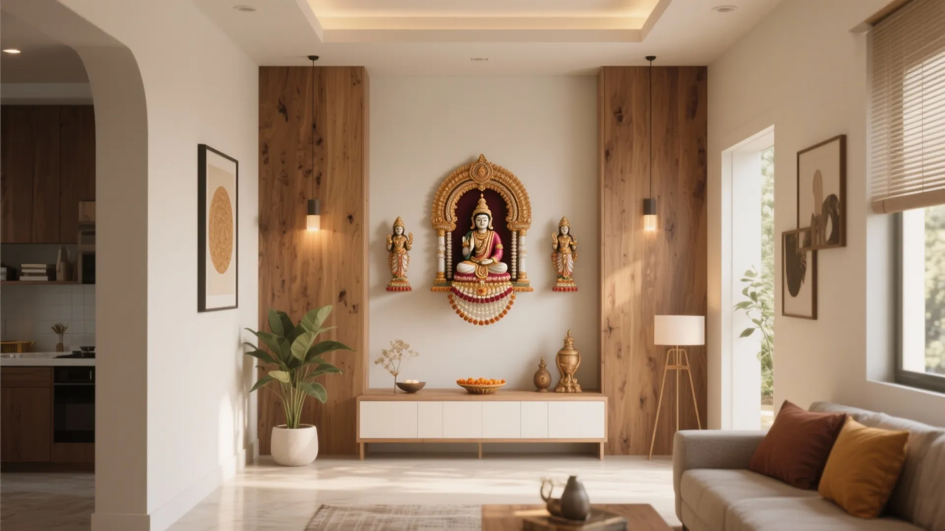 5 Smart Wall Mandir Design Ideas: Creative Small Space Pooja Room Solutions Backed by Real Experience