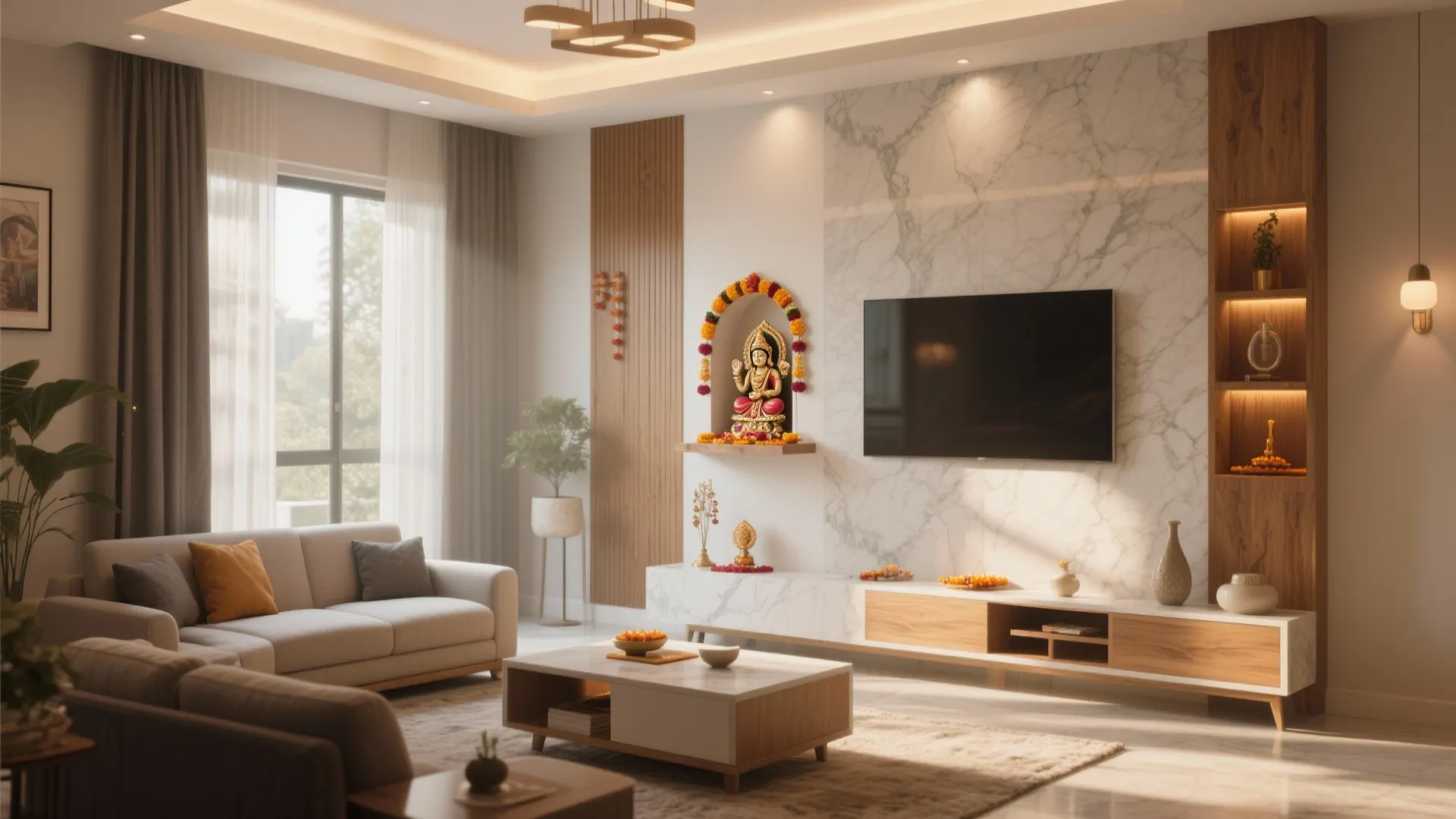 5 Pooja Room Designs in Wall for Small Homes: Creative In-Wall Temple Design Ideas from a Designer's Experience