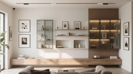 5 Modern Wall Showcase Design Ideas