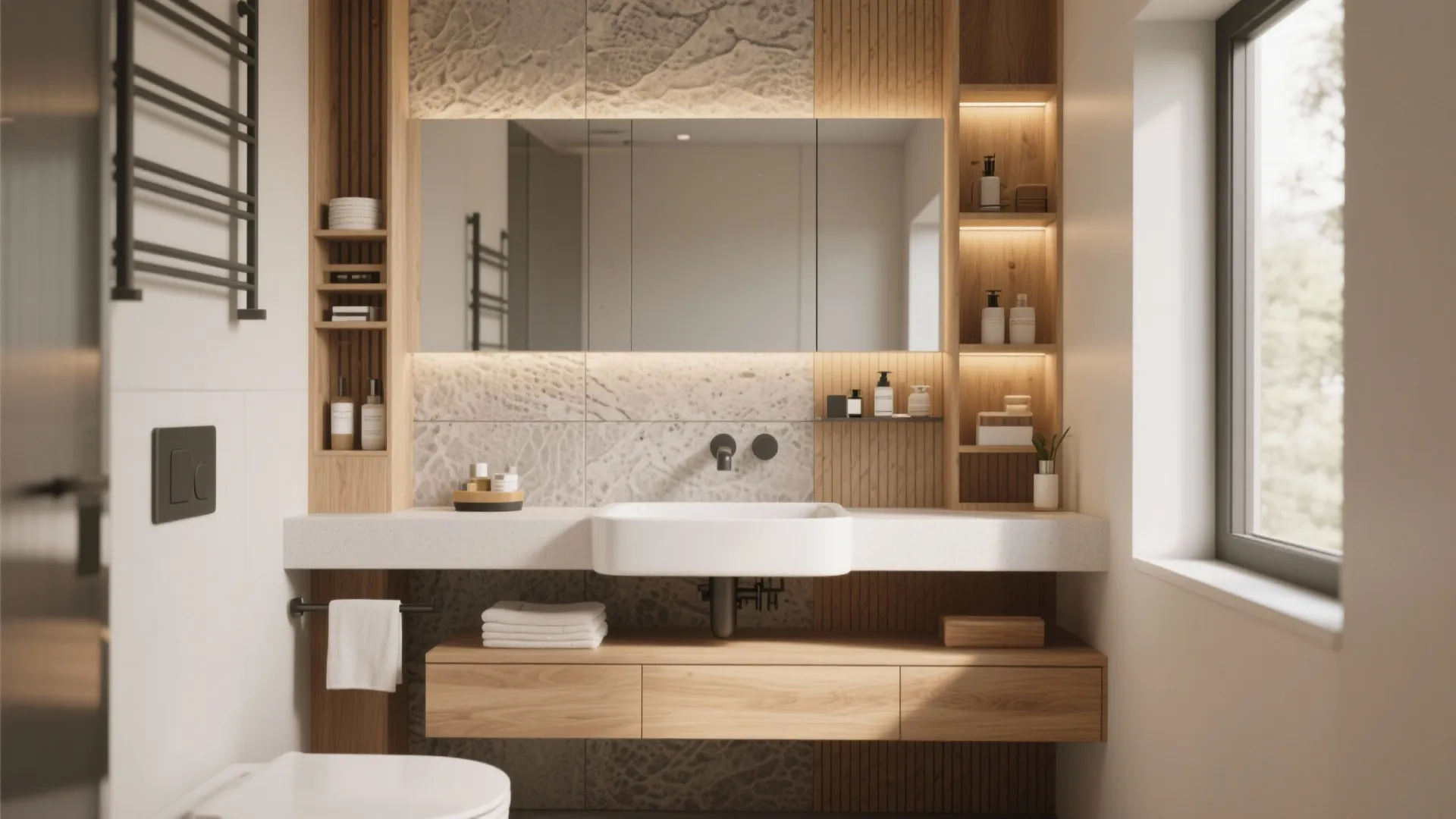 5 Stunning Wash Basin Wall Design Ideas