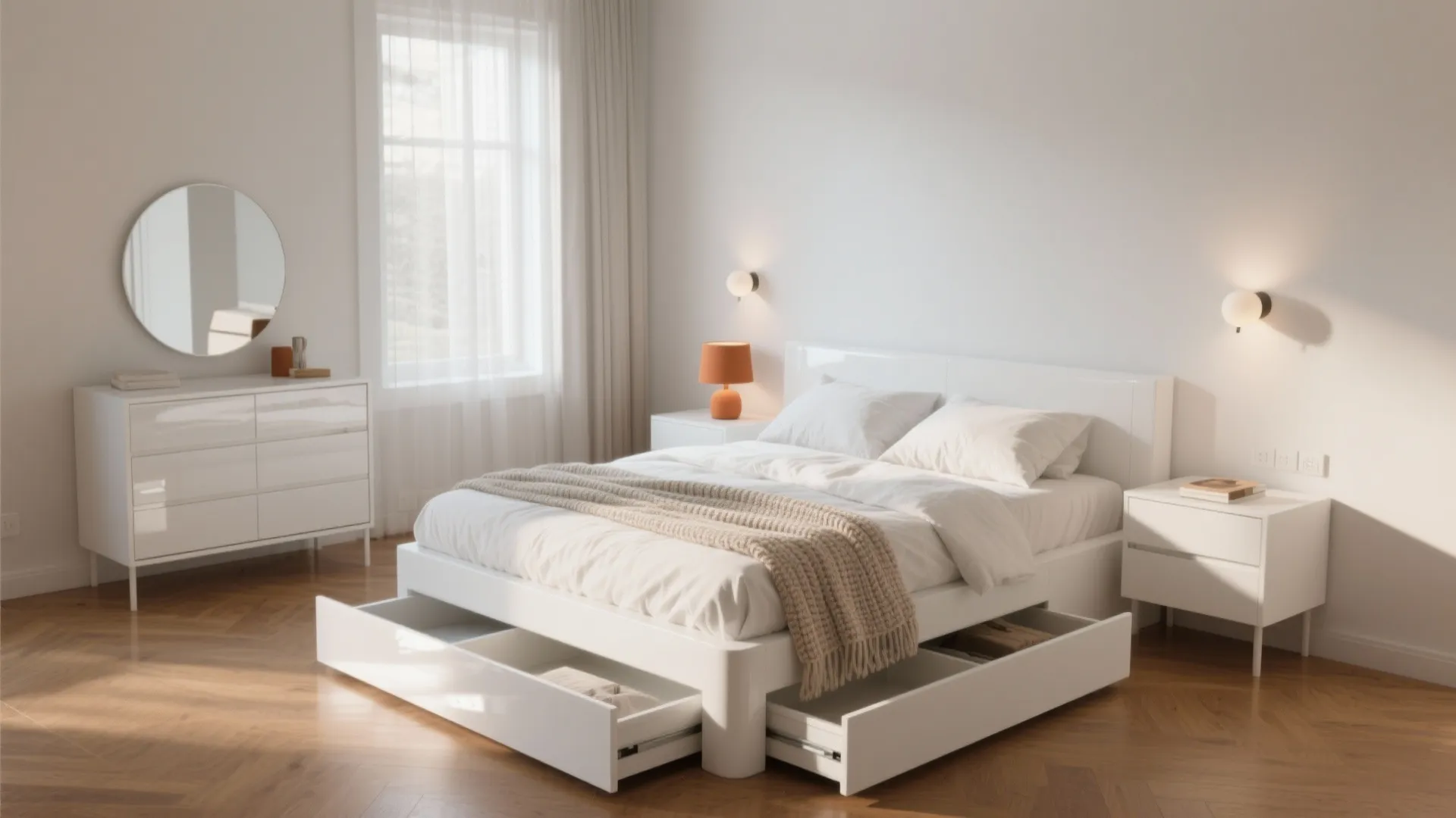 5 Modern White Bedroom Set Ideas: Small tricks and big impact: modern white bedroom set inspirations I swear actually work