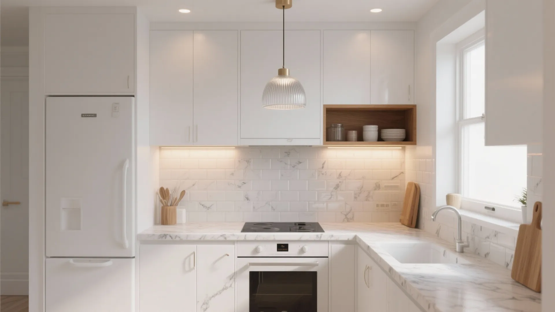 5 Modern White Kitchen Ideas: Fresh, bright and efficient: five small-space ideas for a modern white kitchen