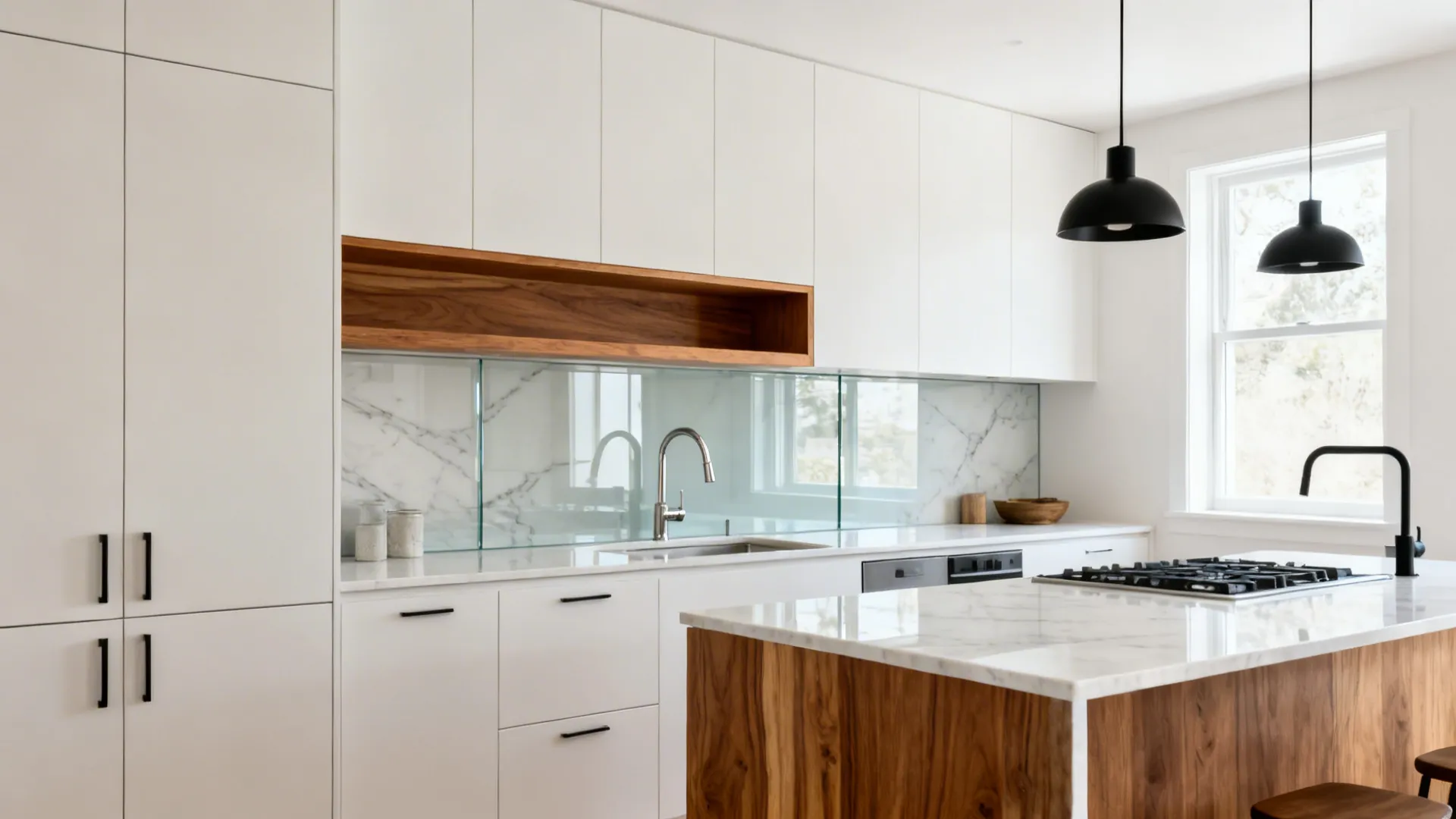 5 Modern Kitchen Design Ideas: White & Wood Done Right