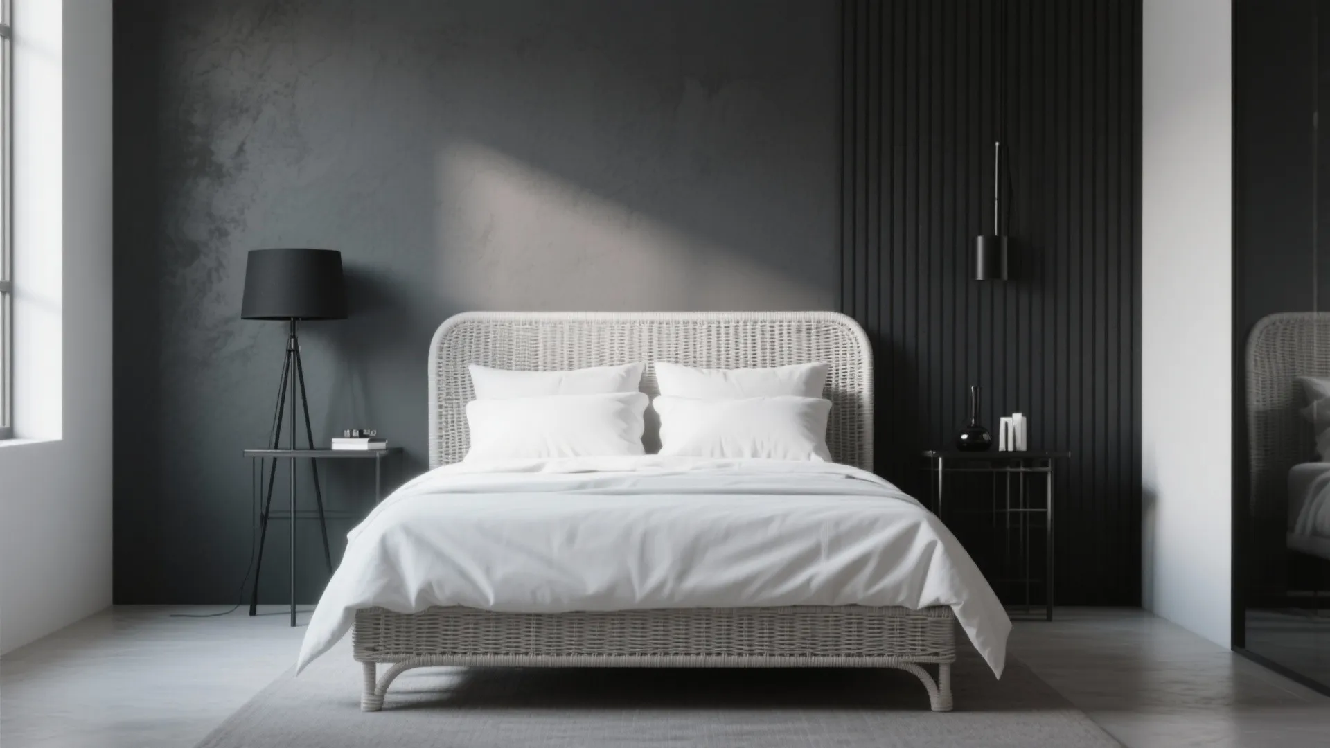 4. Modern Contrast with Dark Elements