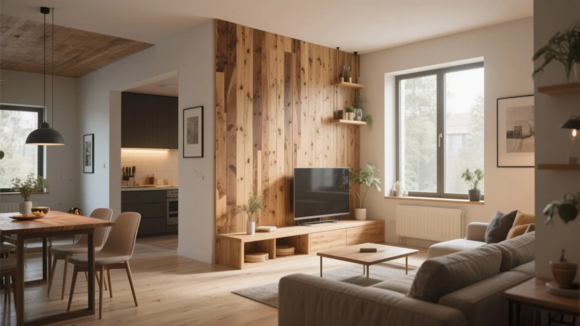 5 Wood Partition Wall Ideas for Small Homes: Creative and functional wood partition wall design inspirations to maximize your space