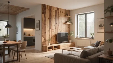 5 Wood Partition Wall Ideas for Small Homes