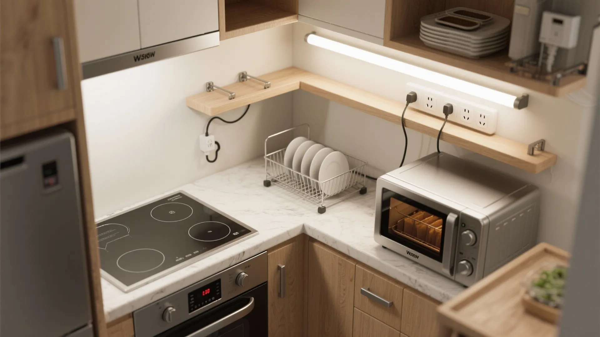 Modular Appliances and Plug-in Task Lighting