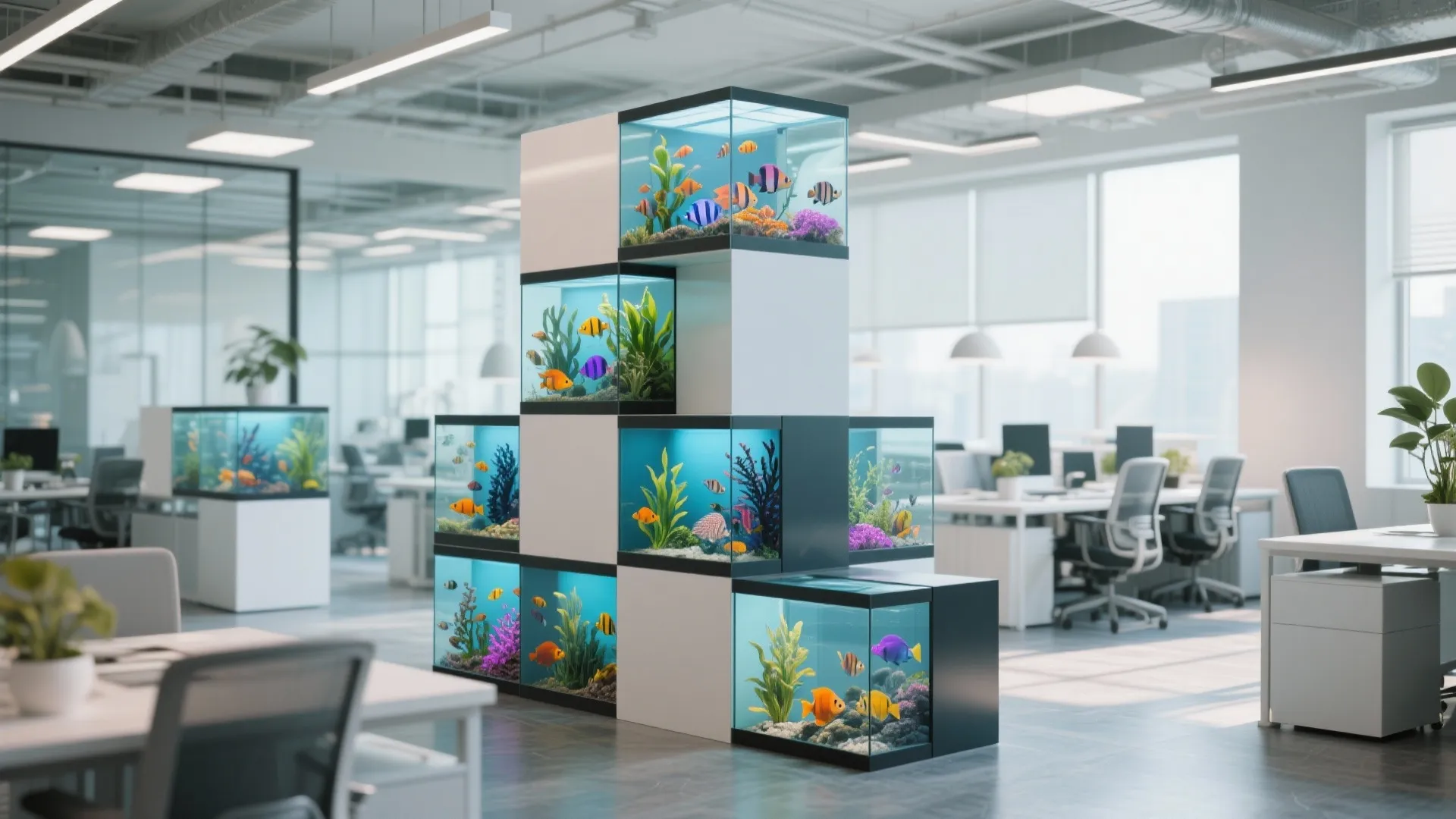 6. Modular Aquarium Units
