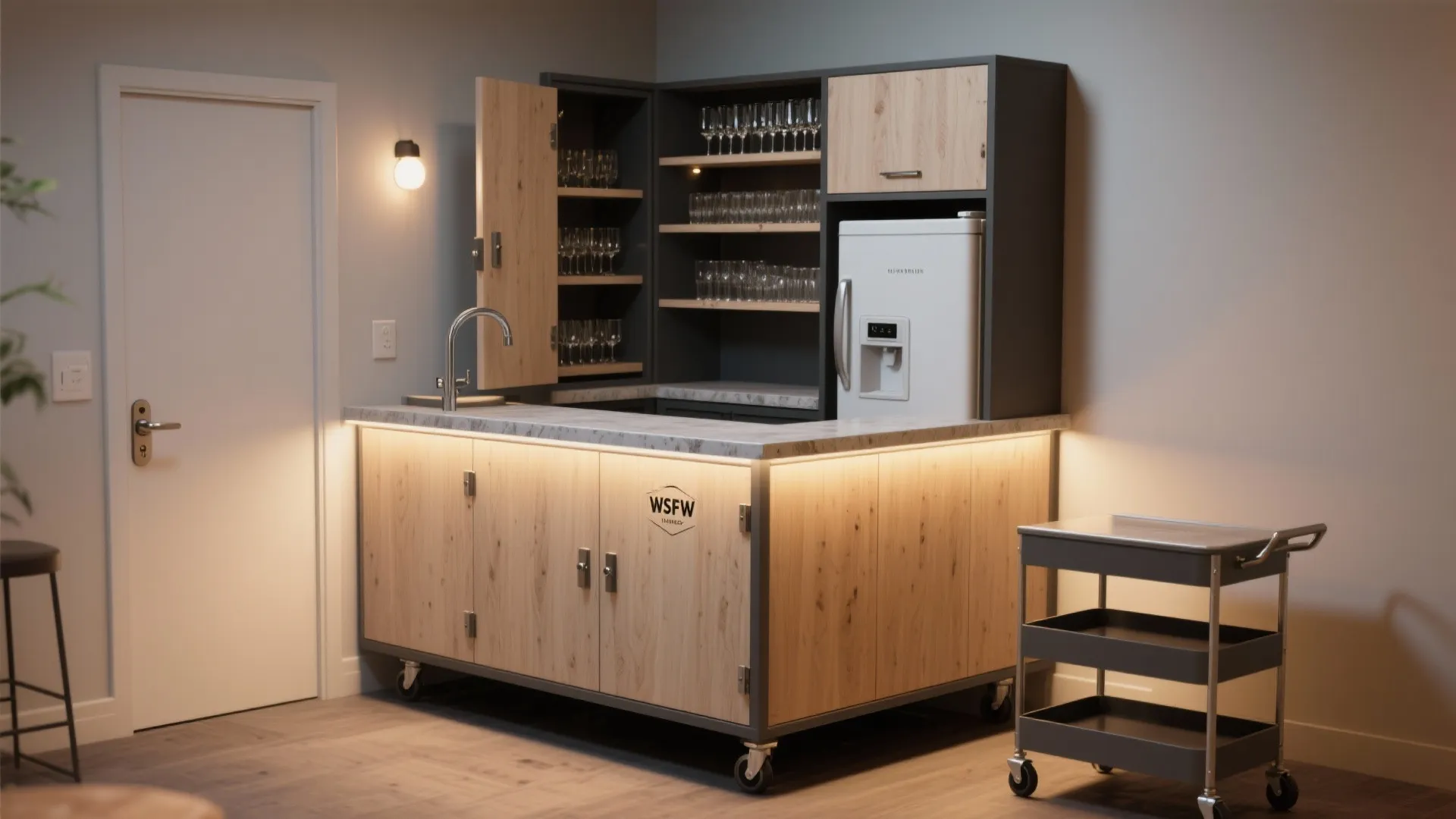 3. Multi-use bar and service station