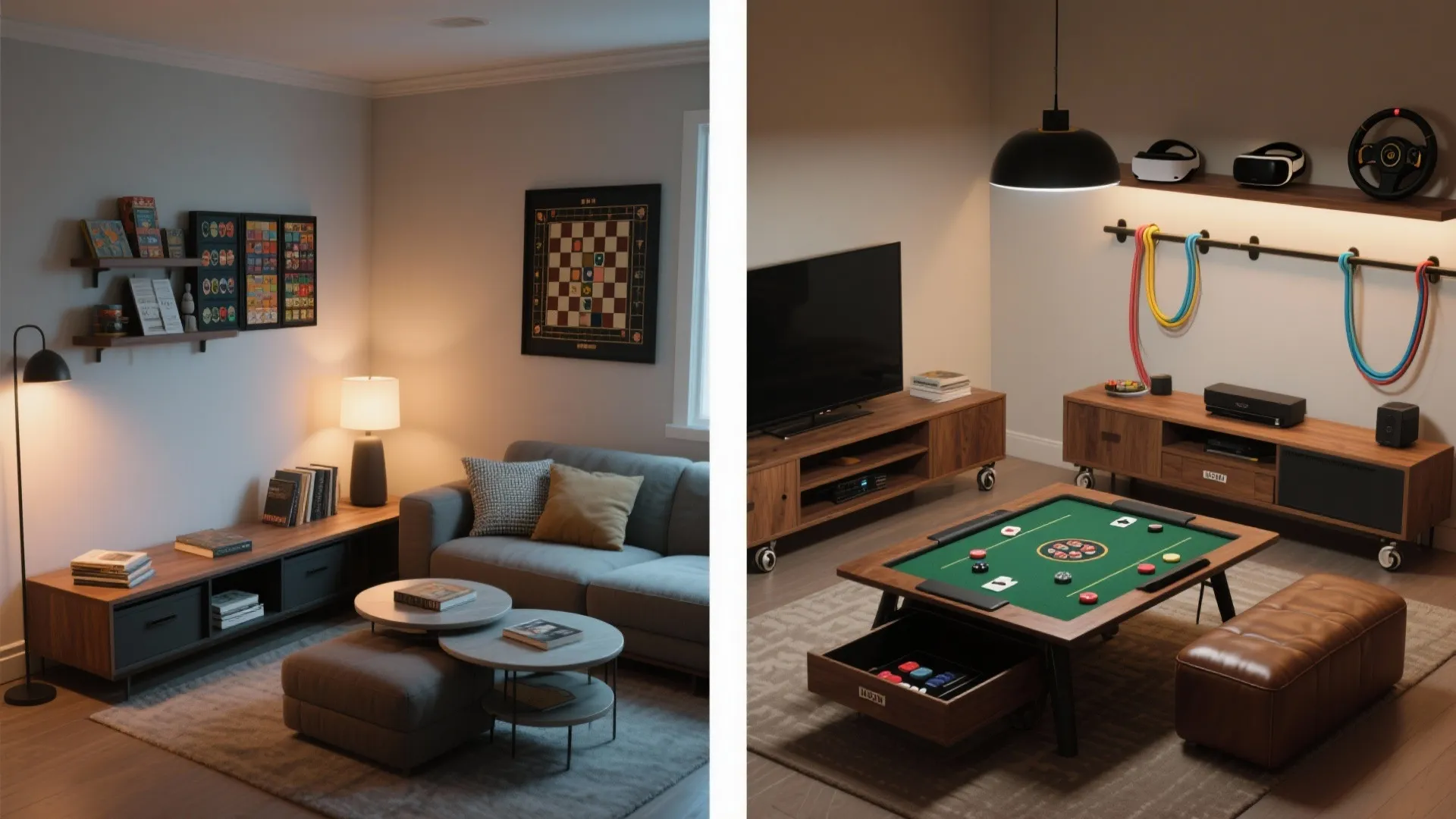 Modular Layout for Small Game Rooms