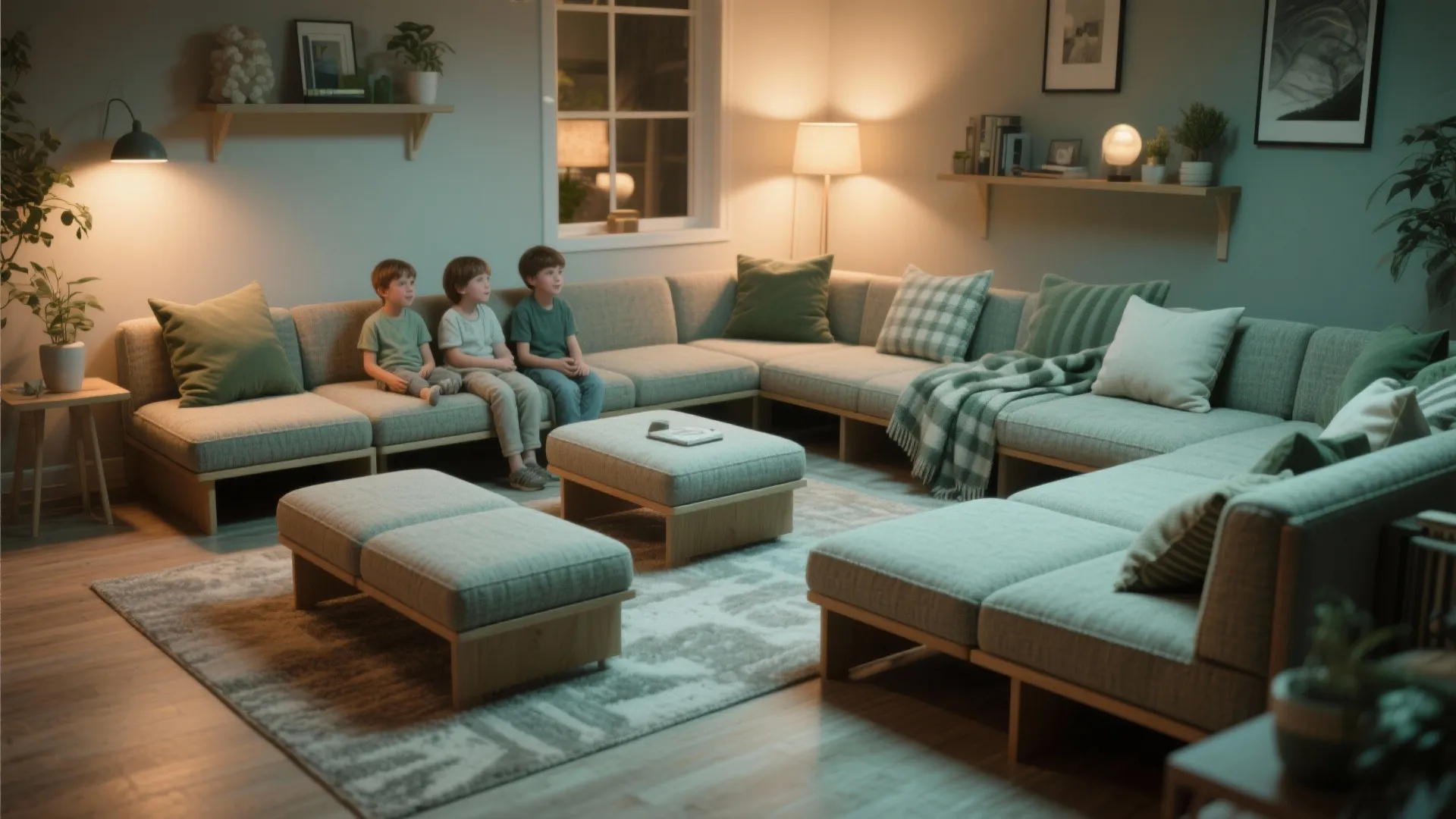 5. Modular benches that reconfigure