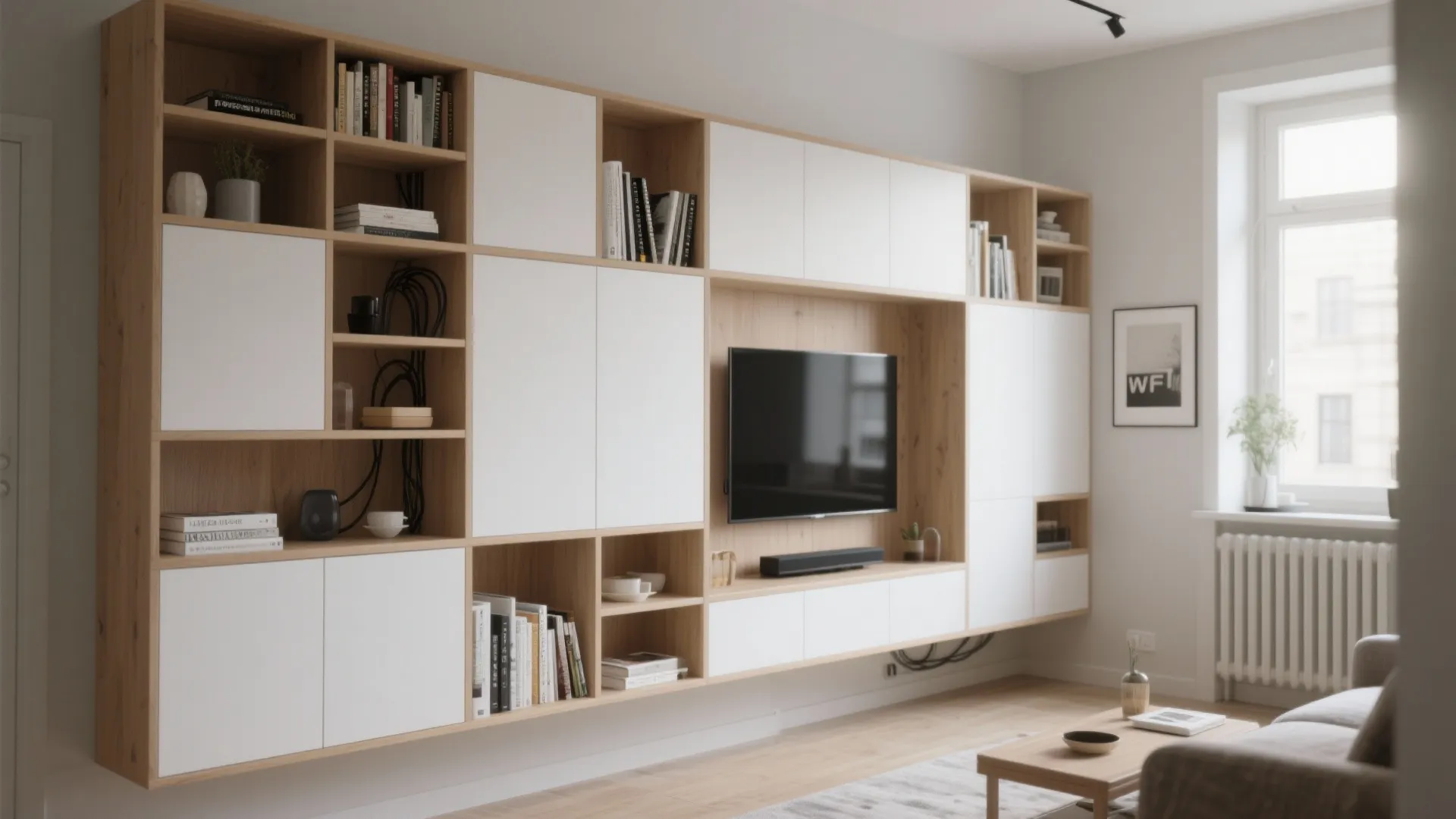 2. Built-in Look with Modular Furniture