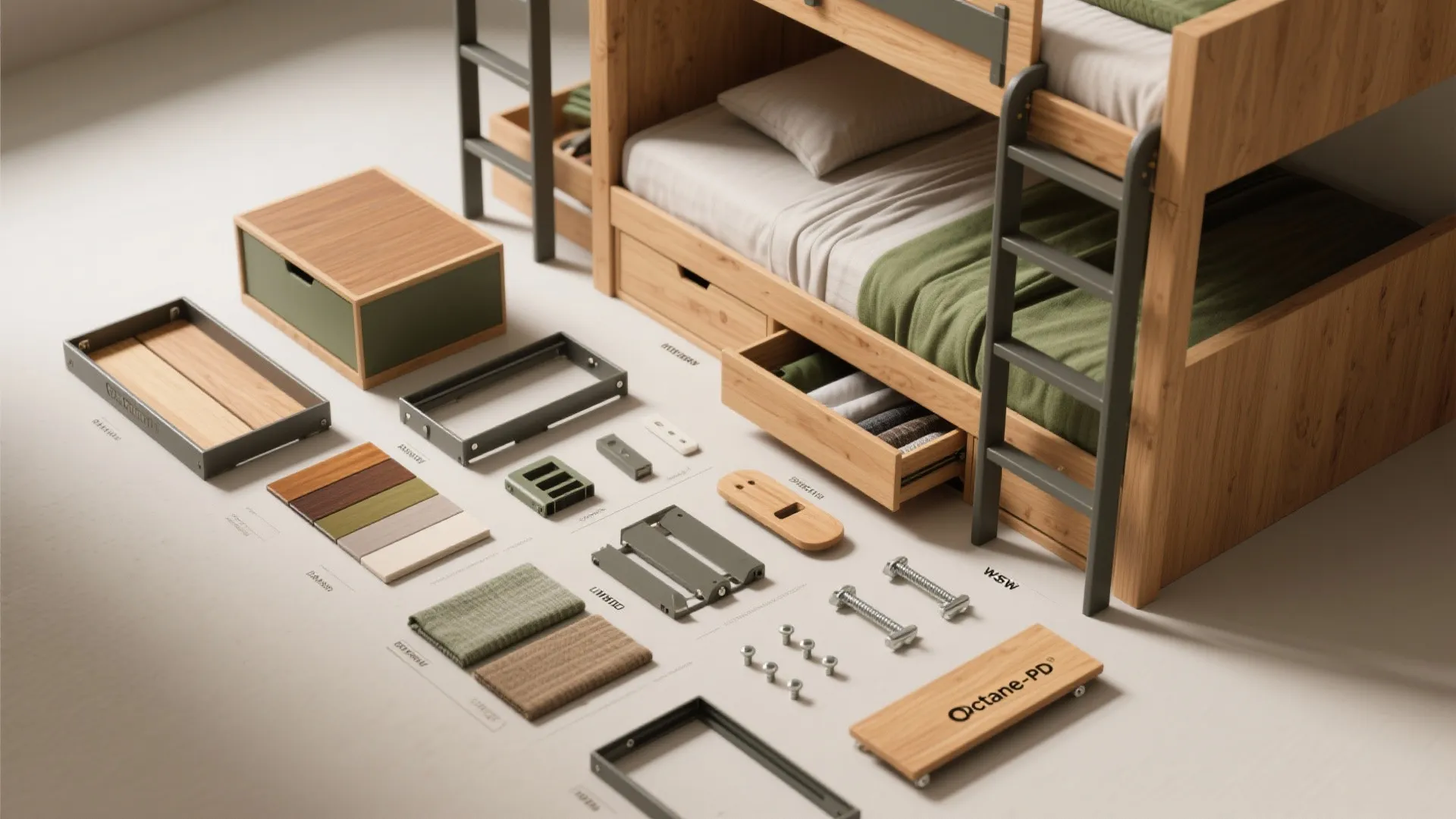 5. Modular bunk systems with interchangeable modules